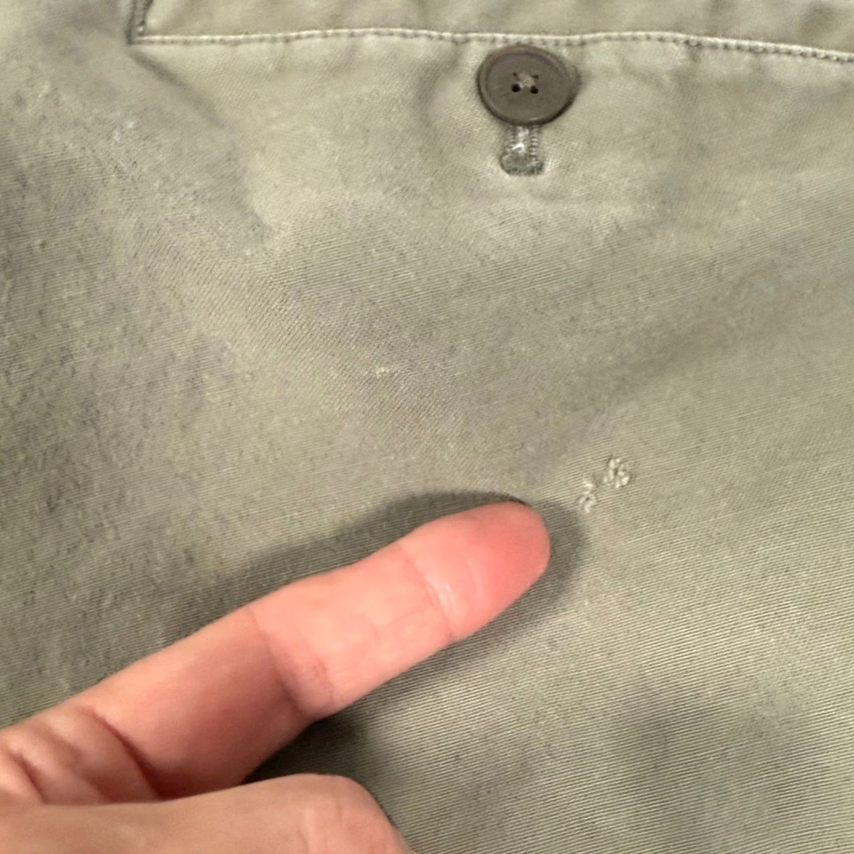 Bonobos Bonobos Green Chino Pants Straight Leg Pants 32x32 Mens Size 32 Inseam 32 Regular Front Button Zip Casual Workwear Beige Green Size US 32 / EU 48 - 5 Thumbnail