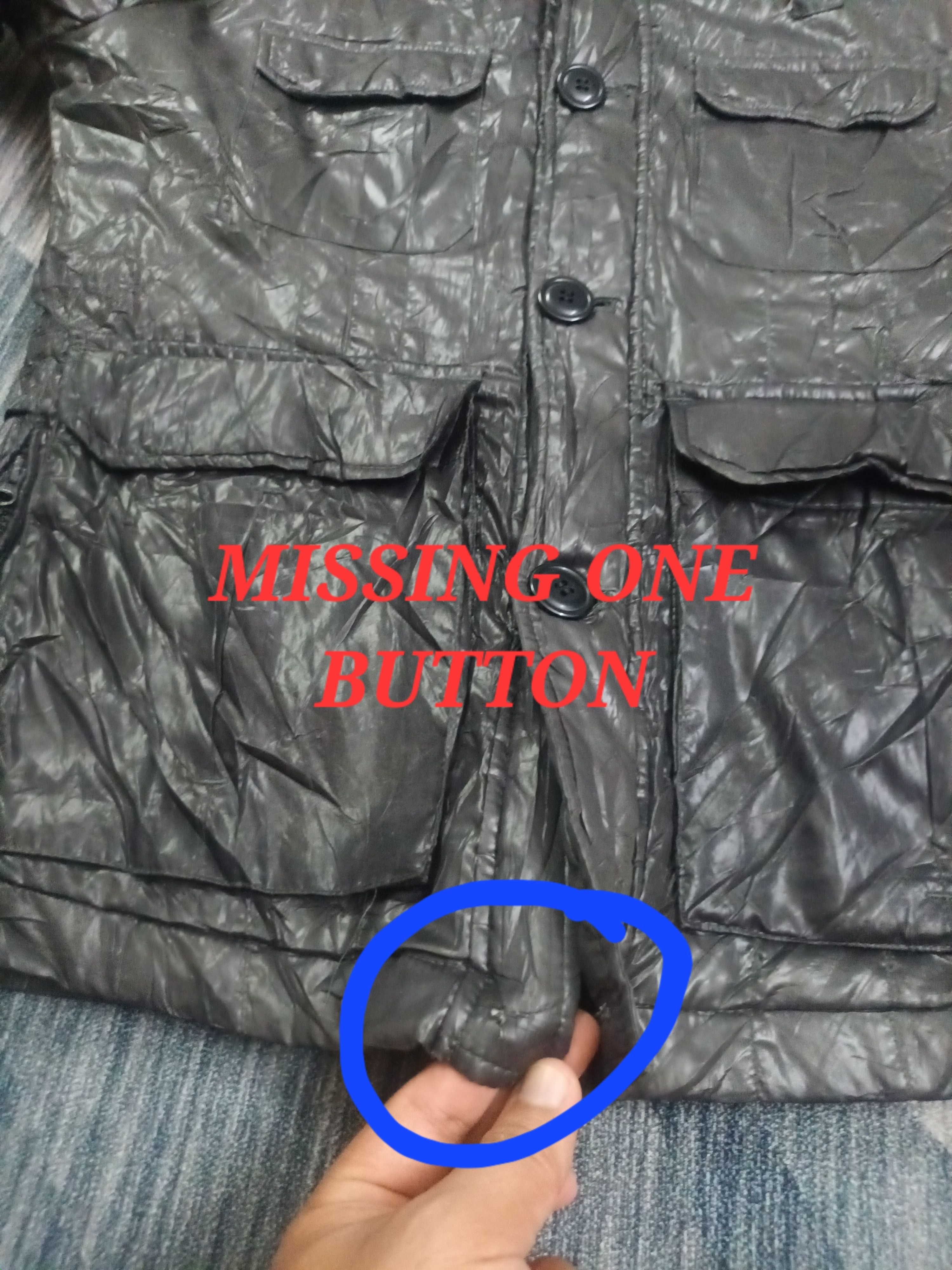 Japanese Brand 🔥 291295 = HOMME PUFFER JACKET 🔥 Size US M / EU 48-50 / 2 - 16 Thumbnail