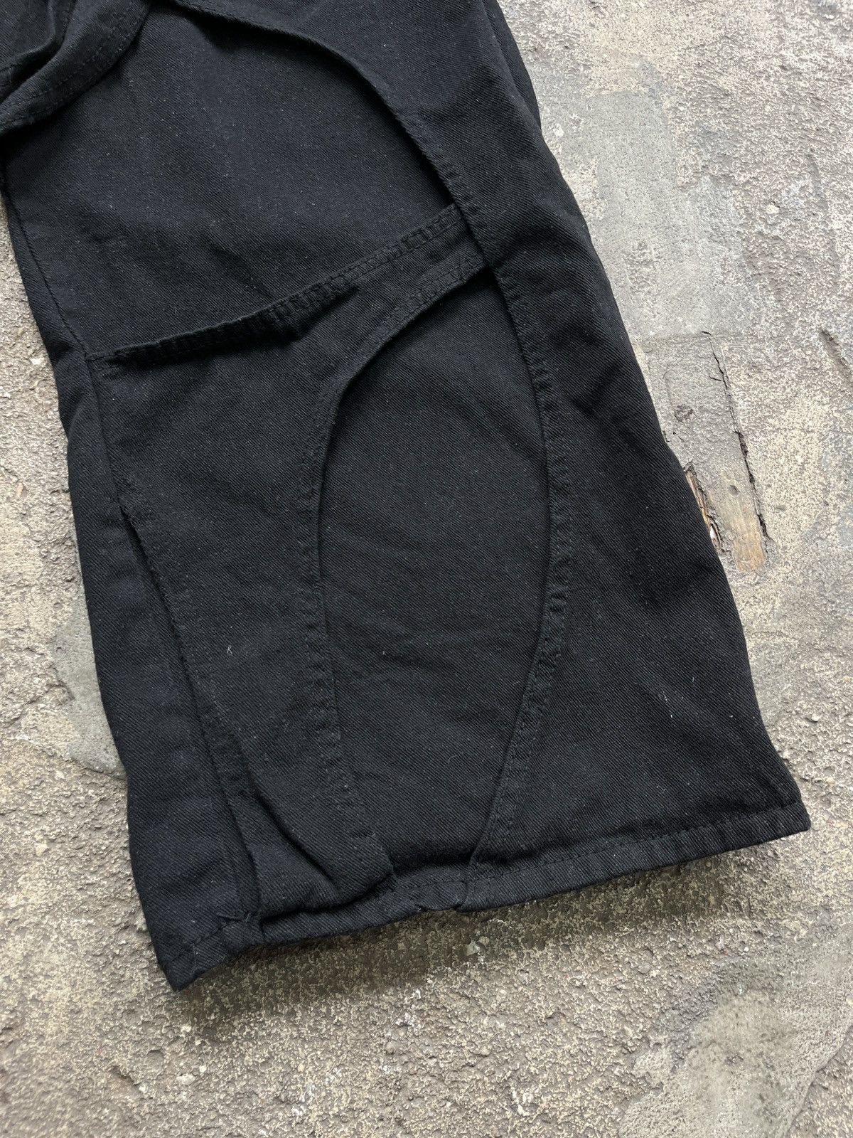 Other Futuristic Black Wide Leg Jeans (unisex) Size US 29 - 5 Thumbnail