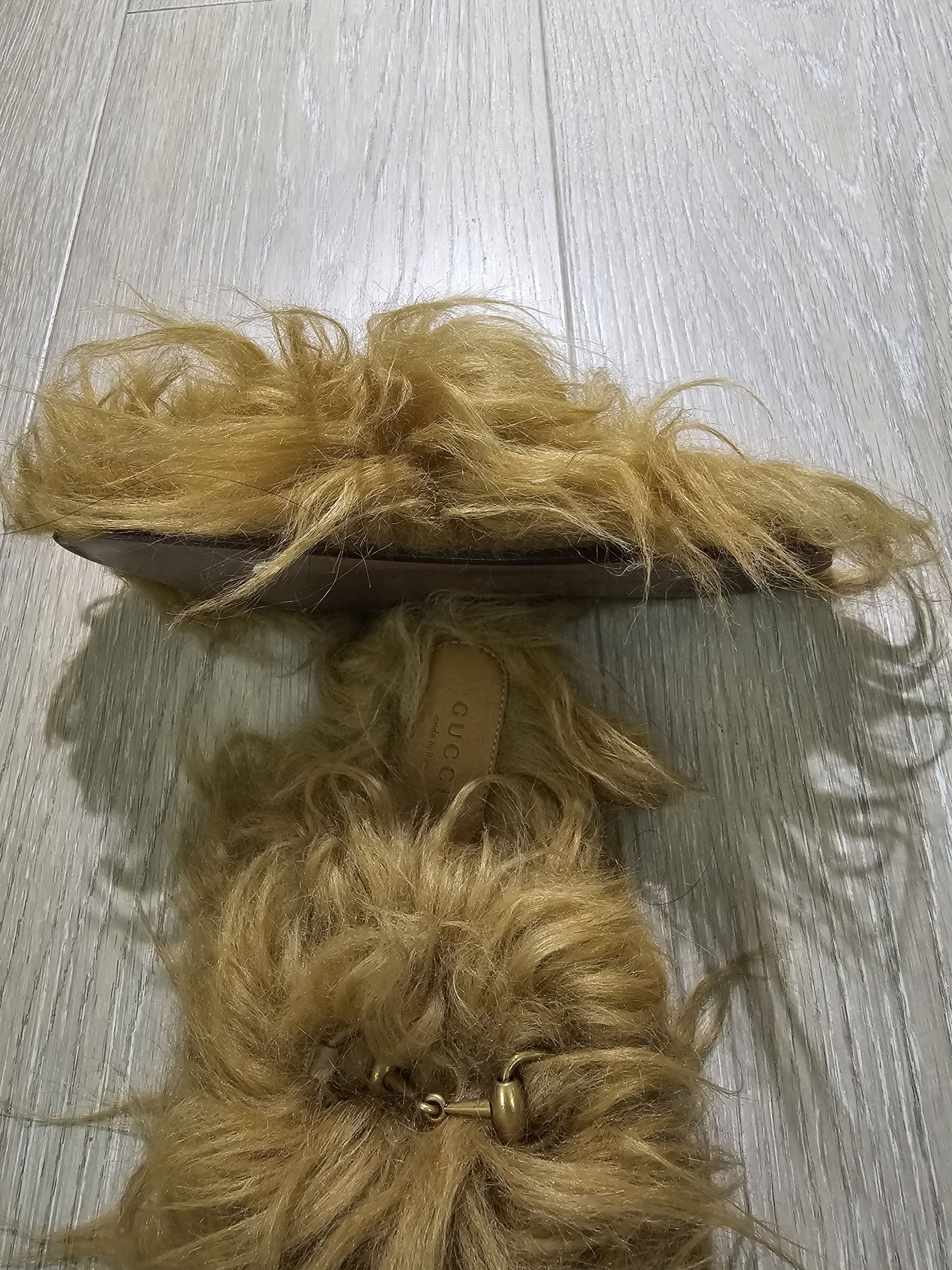 Gucci Gucci Princetown Horsebit Long Hair Slippers Size US 8 / IT 38 - 5 Thumbnail