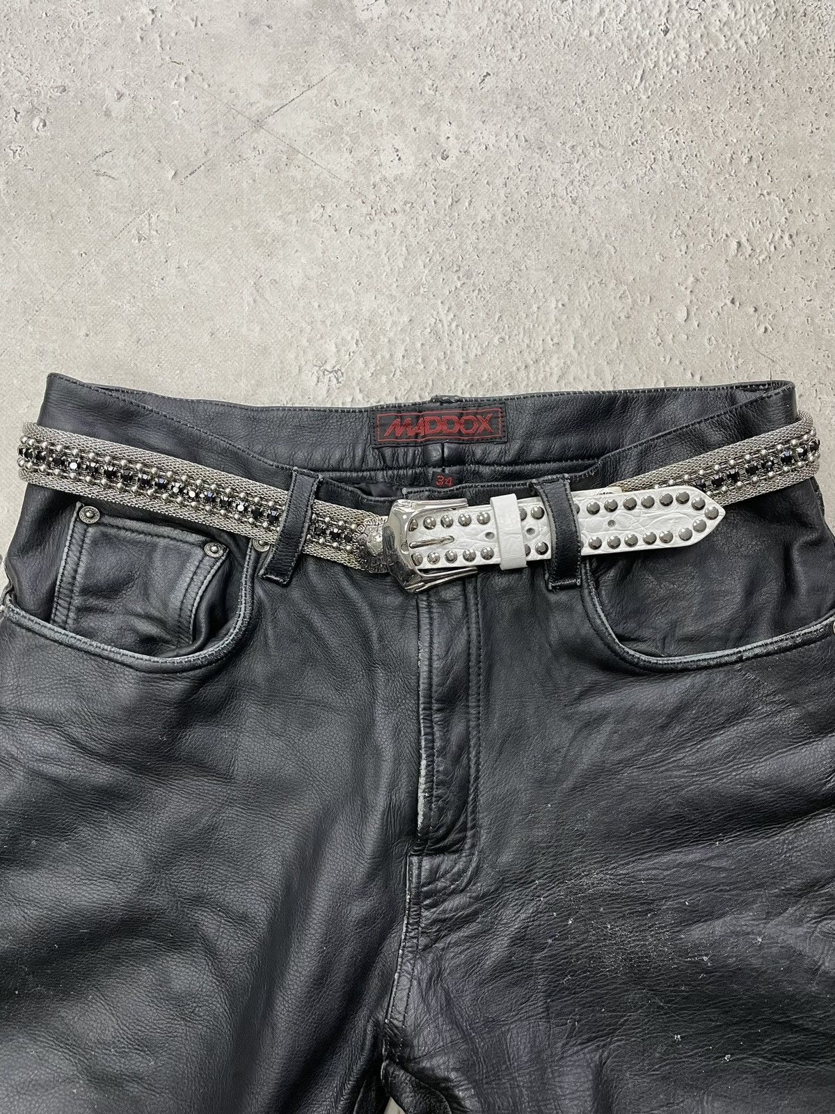 Japanese brand × kmrii - Gem 00s kmrii leather belt japanese label