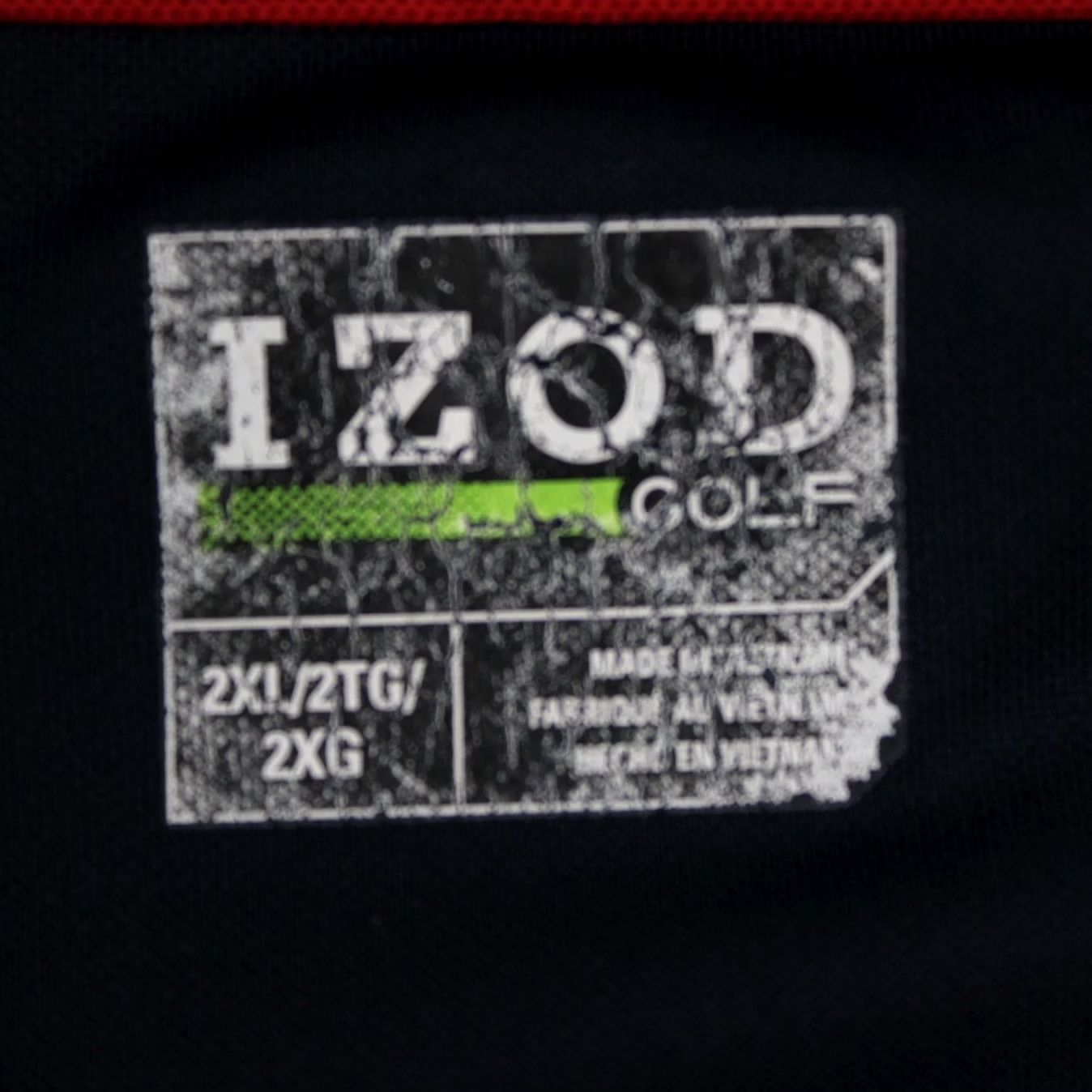 Izod IZOD Polo Shirt mens 2XL XXL Blue Polyester Stretch Short Sleeve Golf Pullover Size US XXL / EU 58 / 5 - 7 Thumbnail