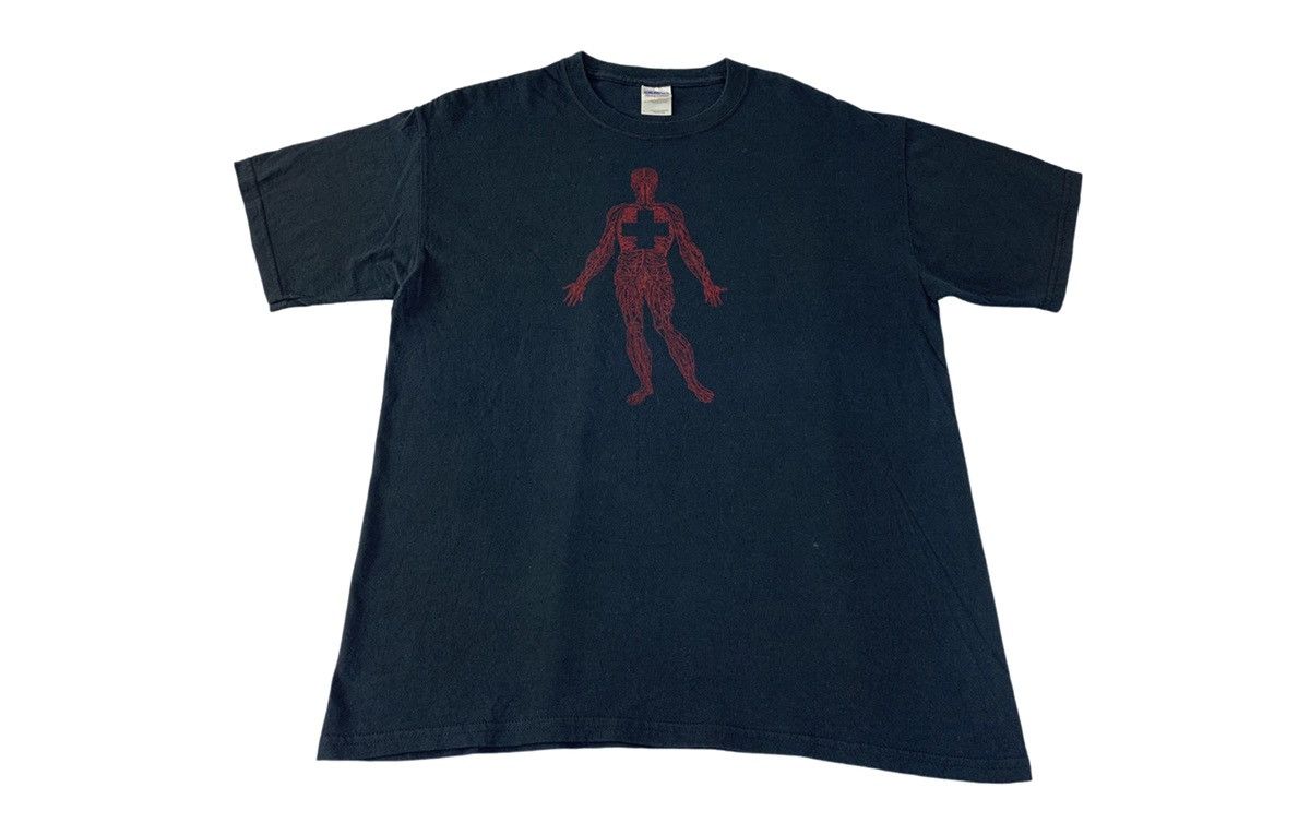 Band Tees Peter Gabriel New Blood Ninth Album English Anatomy Body Tee Size US L / EU 52-54 / 3 - 1 Thumbnail