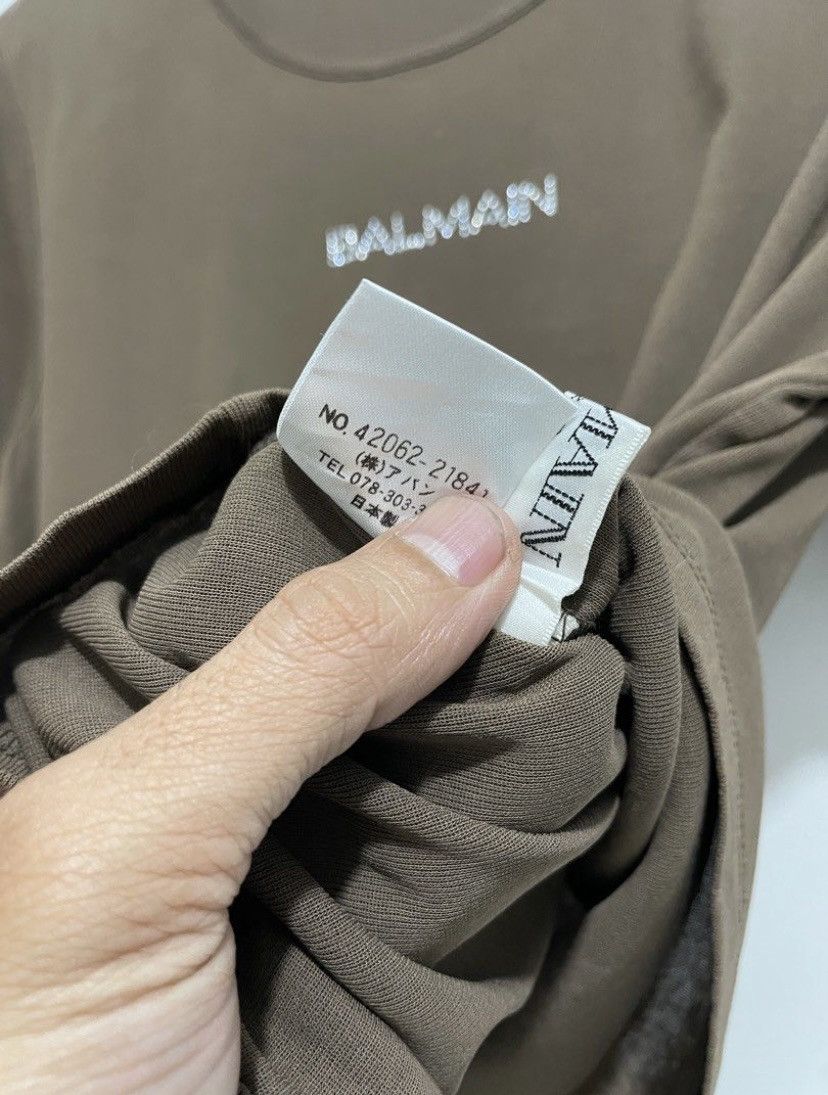 Balmain Vintage Balmain Mesh Crop tshirt Size M / US 6-8 / IT 42-44 - 5 Thumbnail