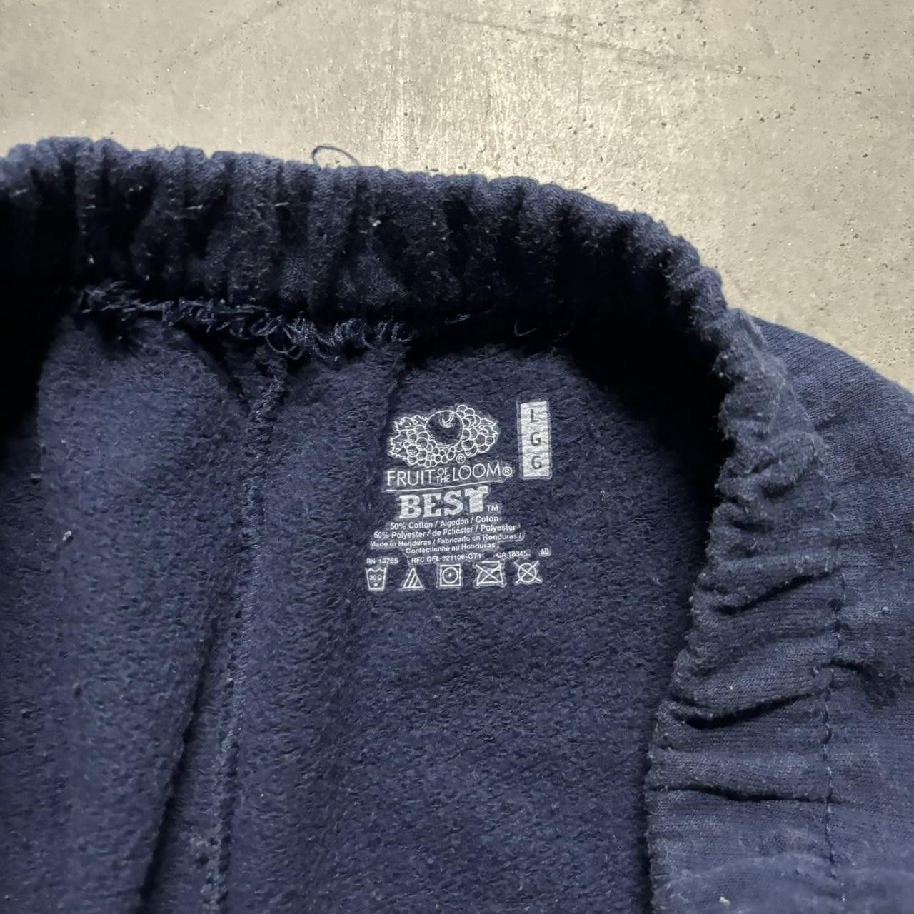 Japanese Brand × Vintage Crazy Vintage Y2K/2000s Navy Blue Skater Essential Sweatpants! Size US 32 / EU 48 - 6 Thumbnail