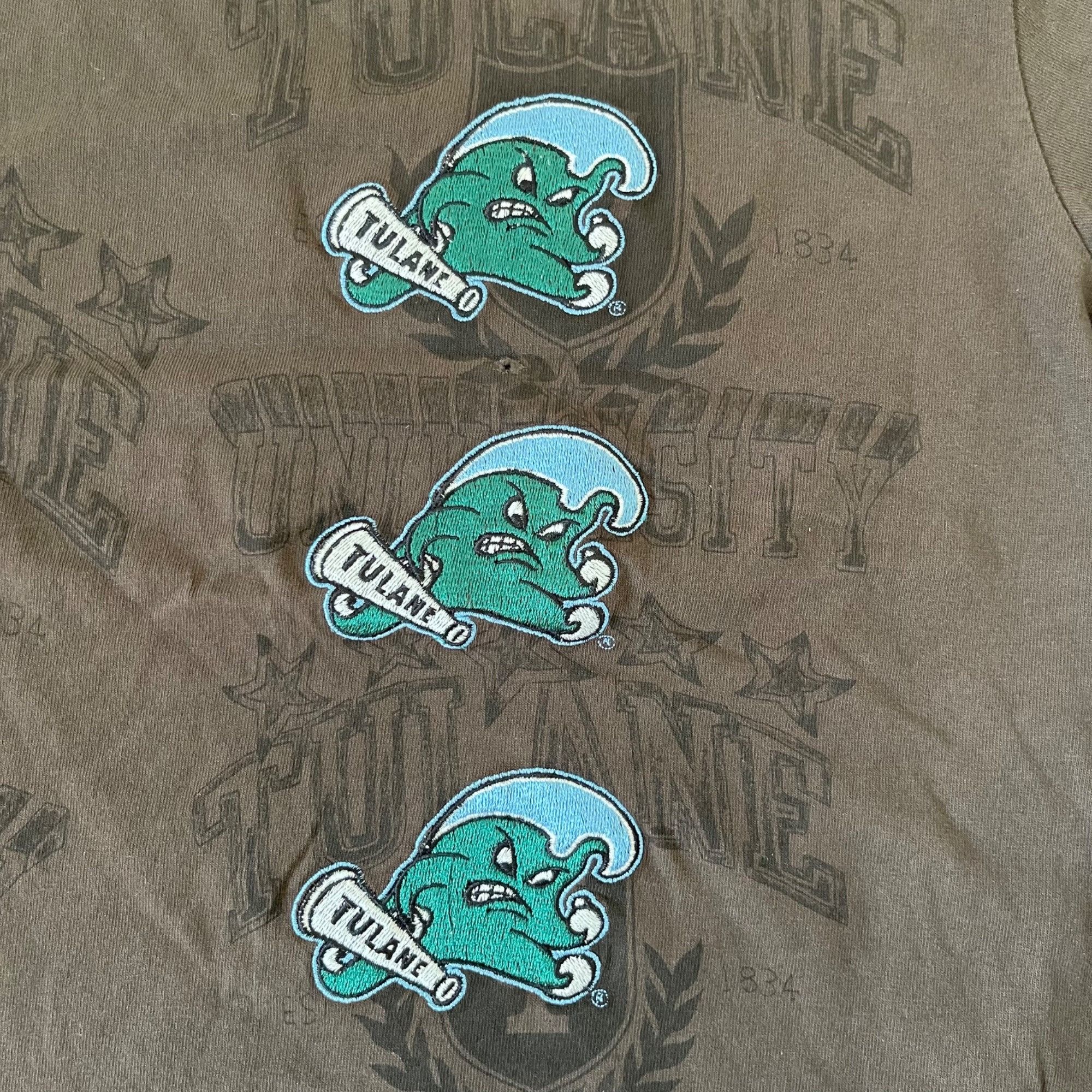 Mitchell & Ness × Travis Scott TRAVIS SCOTT CACTUS JACK x MITCHELL & NESS x TULANE TEE XL Size US XL / EU 56 / 4 - 3 Thumbnail