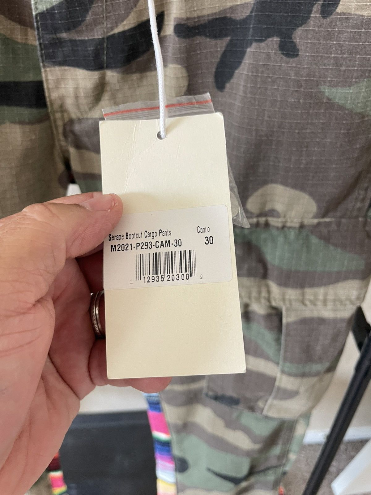 MNML Serape Bootcut Cargo Pants Camo nwt Size US 30 / EU 46 - 12 Thumbnail