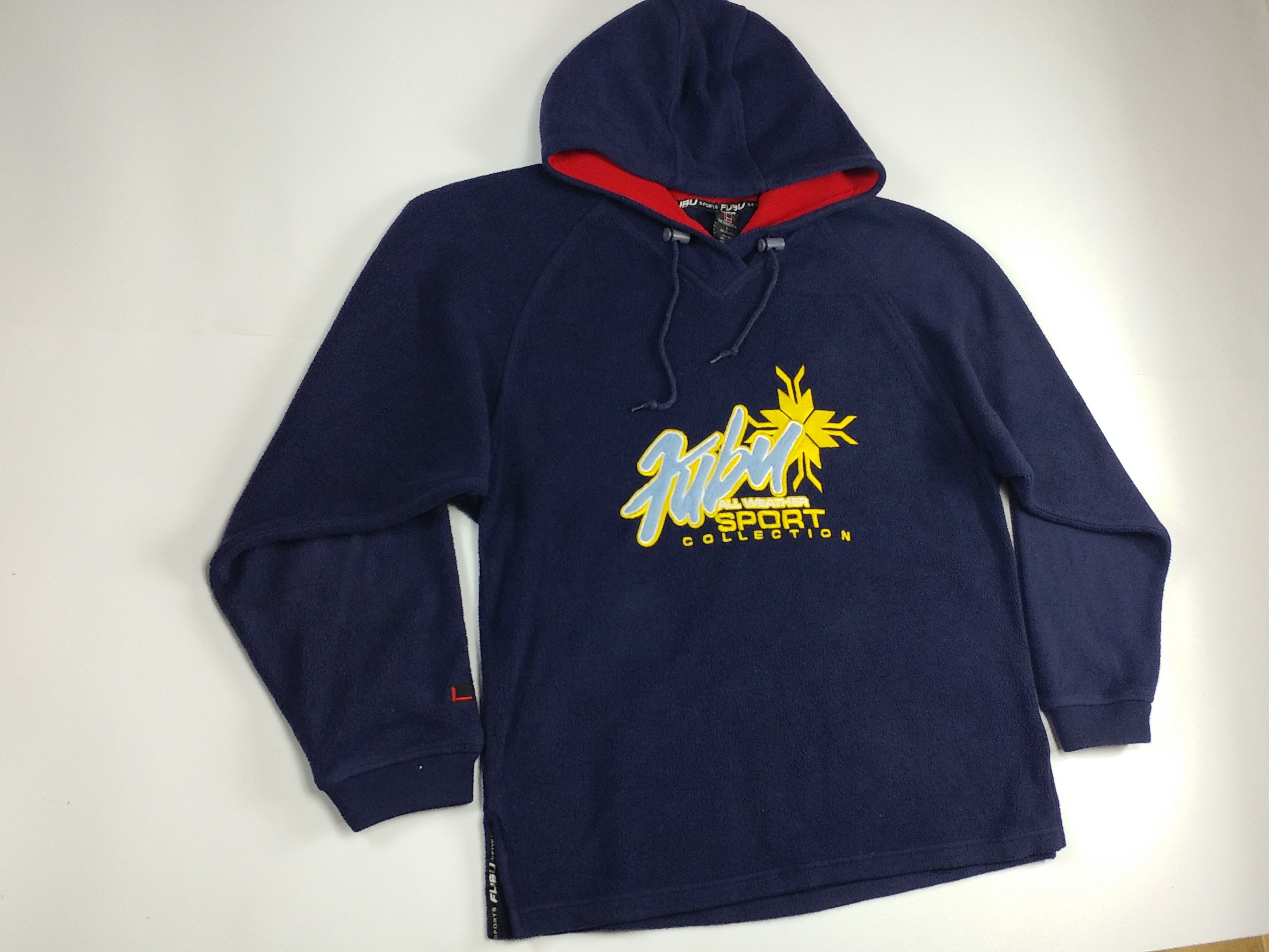 Fubu FUBU hoodie, blue, vintage hip hop sweatshirt, 90s size L Size US L / EU 52-54 / 3 - 9 Thumbnail