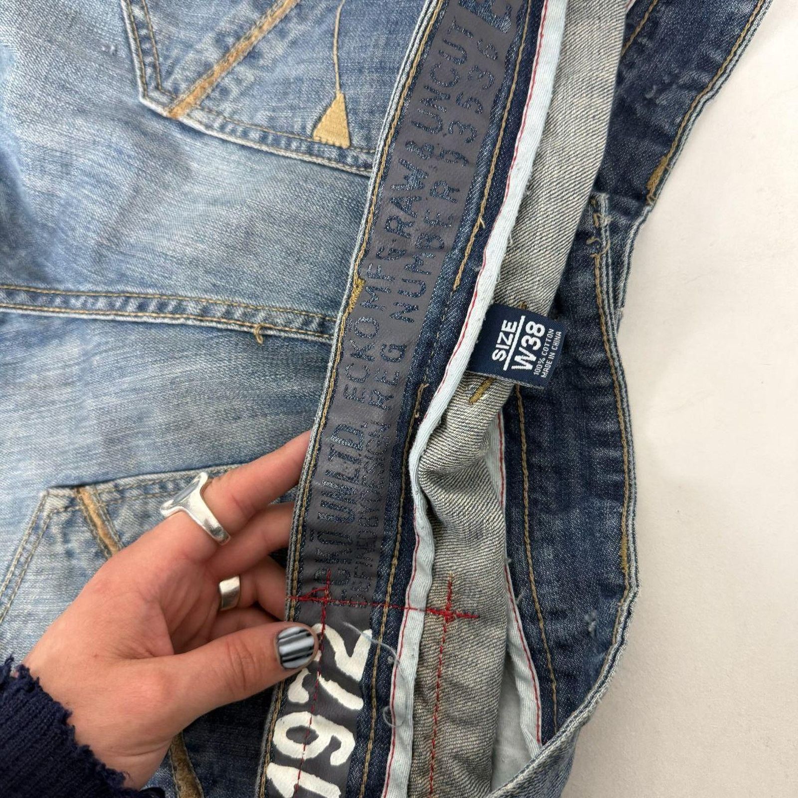 Ecko Unltd. × JNCO × Vintage Vintage y2k baggy wide leg ecko unltd archive faded jeans Size US 38 / EU 54 - 6 Thumbnail