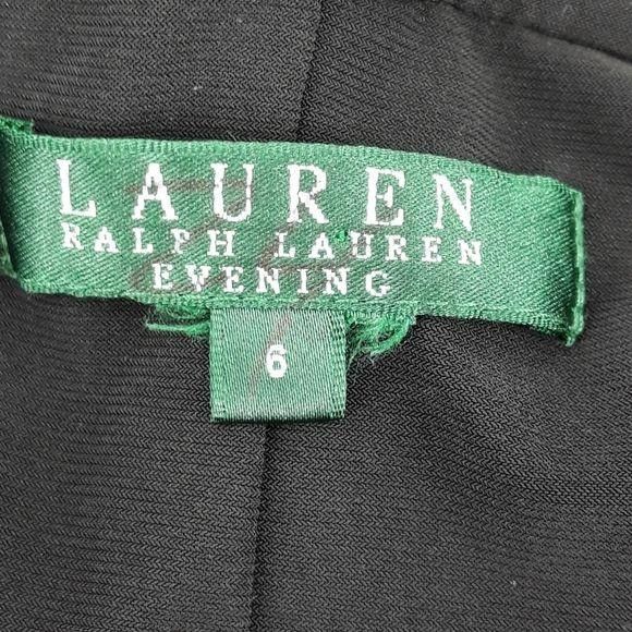 Ralph Lauren Vtg Ralph Lauren Cocktail Dress Sz 6 Black Beaded Shawl Tea Size M / US 6-8 / IT 42-44 - 2 Thumbnail