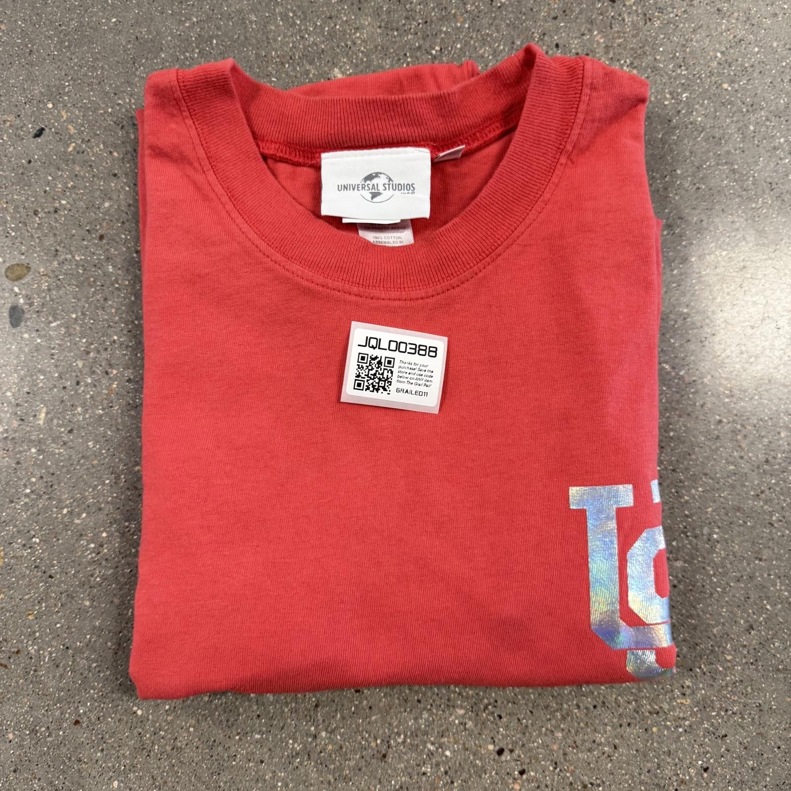 Universal Studios Universal Studios Spirit Jersey Pink & Silver Spellout - L Size L / US 10 / IT 46 - 11 Thumbnail