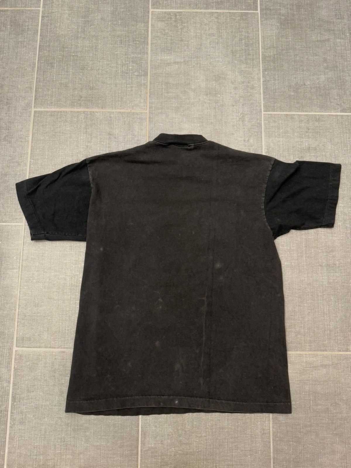 Harley Davidson × Vintage 1990’s Harley Davidson Flag Tee Size US L / EU 52-54 / 3 - 3 Thumbnail
