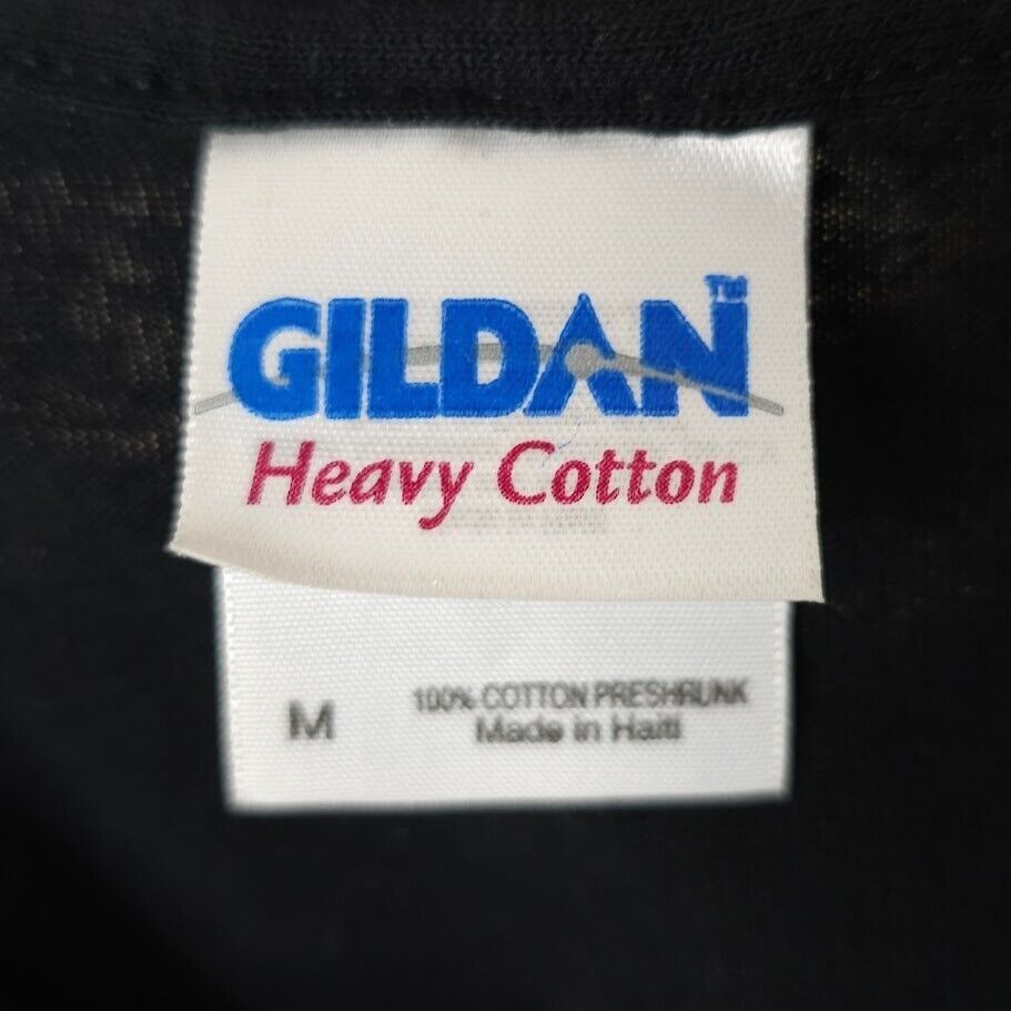 Gildan Super Eight Loop T Shirt Mens Size Medium Black Synth Music Size US M / EU 48-50 / 2 - 5 Thumbnail