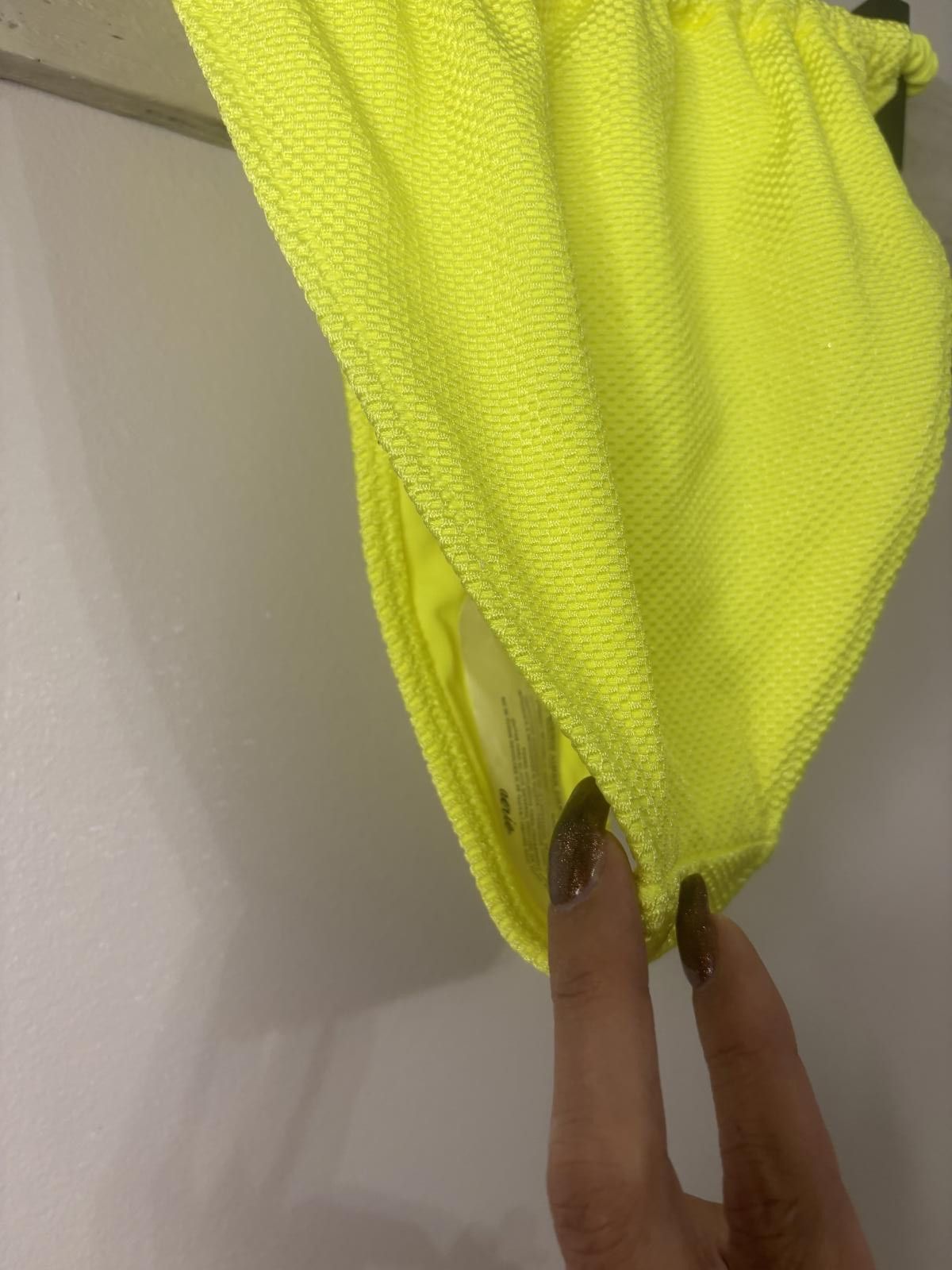 Designer Aerie Vibrant Yellow Mesh Bikini Bottoms - Stylish & Comfy Size ONE SIZE - 5 Thumbnail