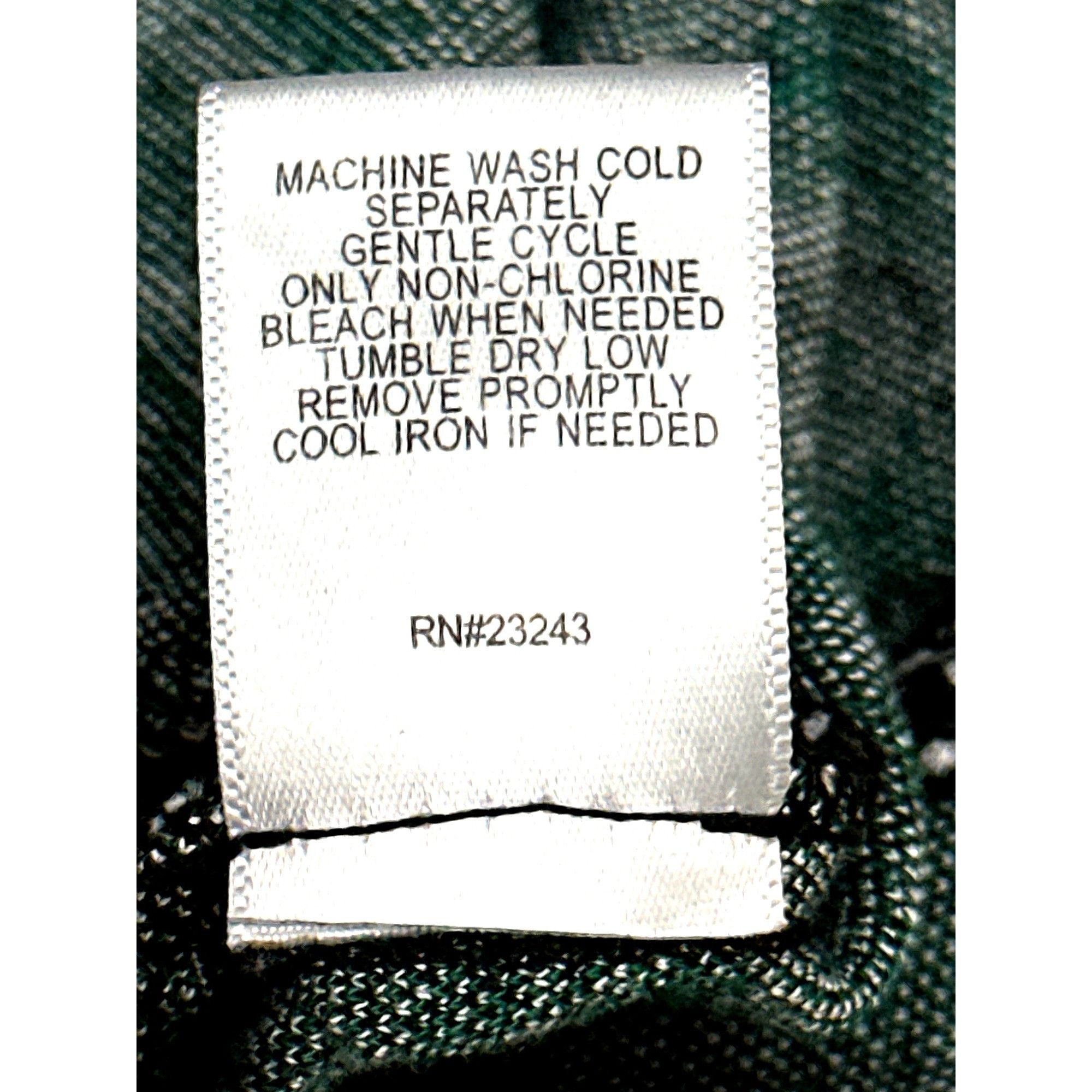 Other 7th Avenue Large Houndstooth Plaid Pants Green Black Stretch Size 35" - 8 Thumbnail