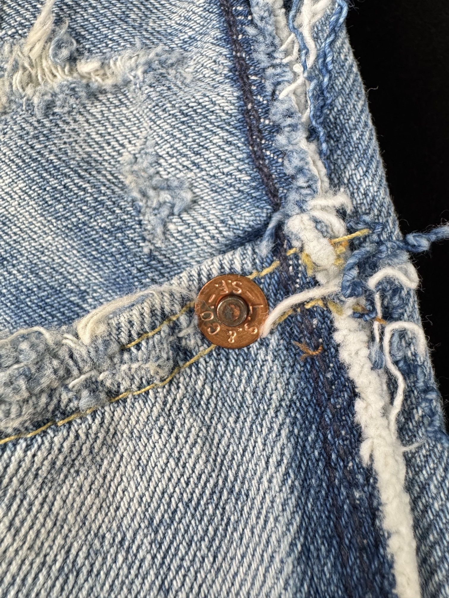 Levi's Levis 501 distressed jean Size US 36 / EU 52 - 5 Thumbnail