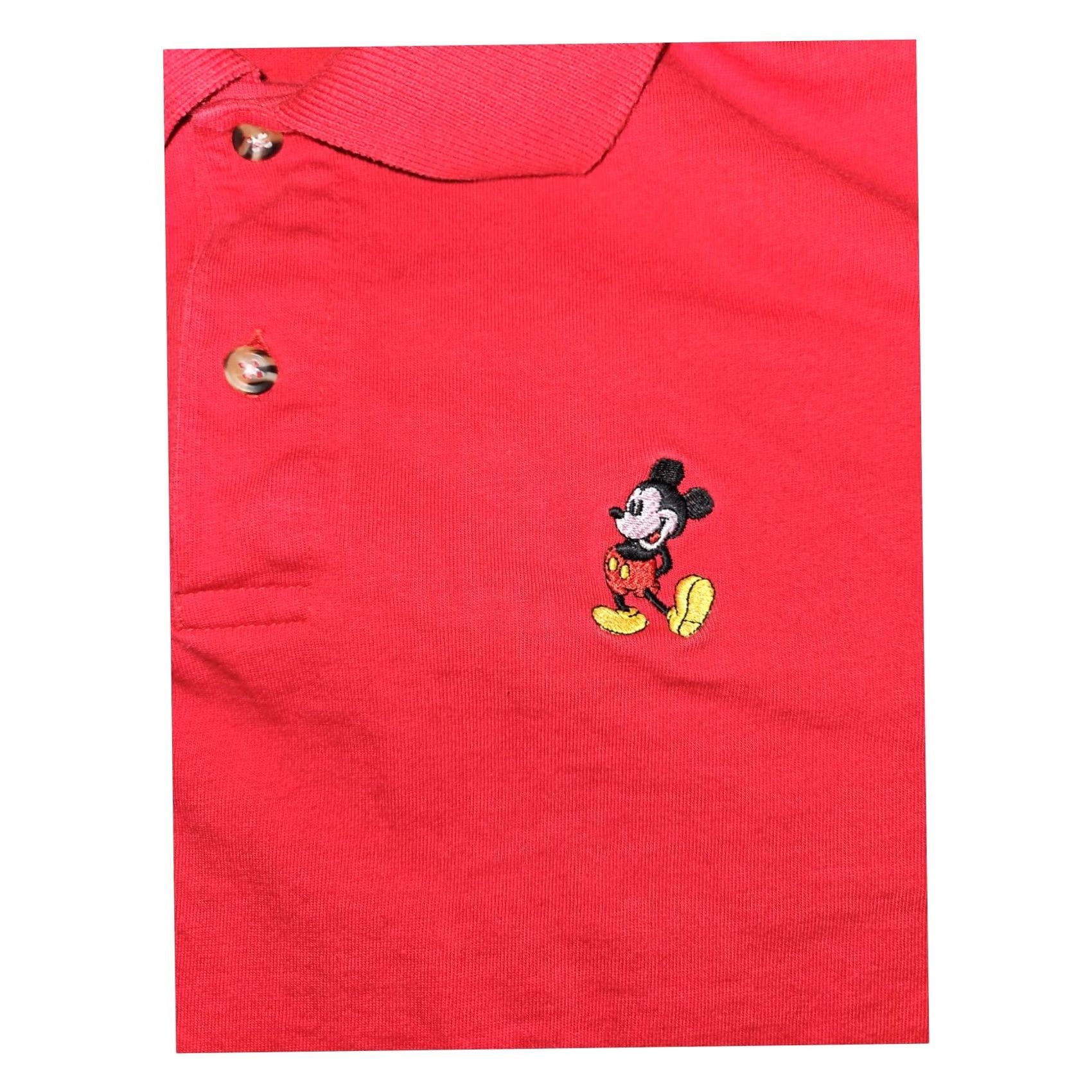 Disney VINTAGE Disney Originals Polo Shirt Large Men's Short Sleeve Red Embroidered Shirt Size US L / EU 52-54 / 3 - 5 Thumbnail