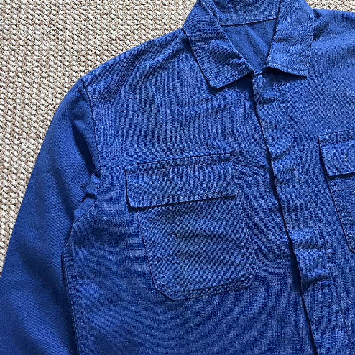 Le Laboureur French vintage two pockets faded work jacket Size US L / EU 52-54 / 3 - 3 Thumbnail