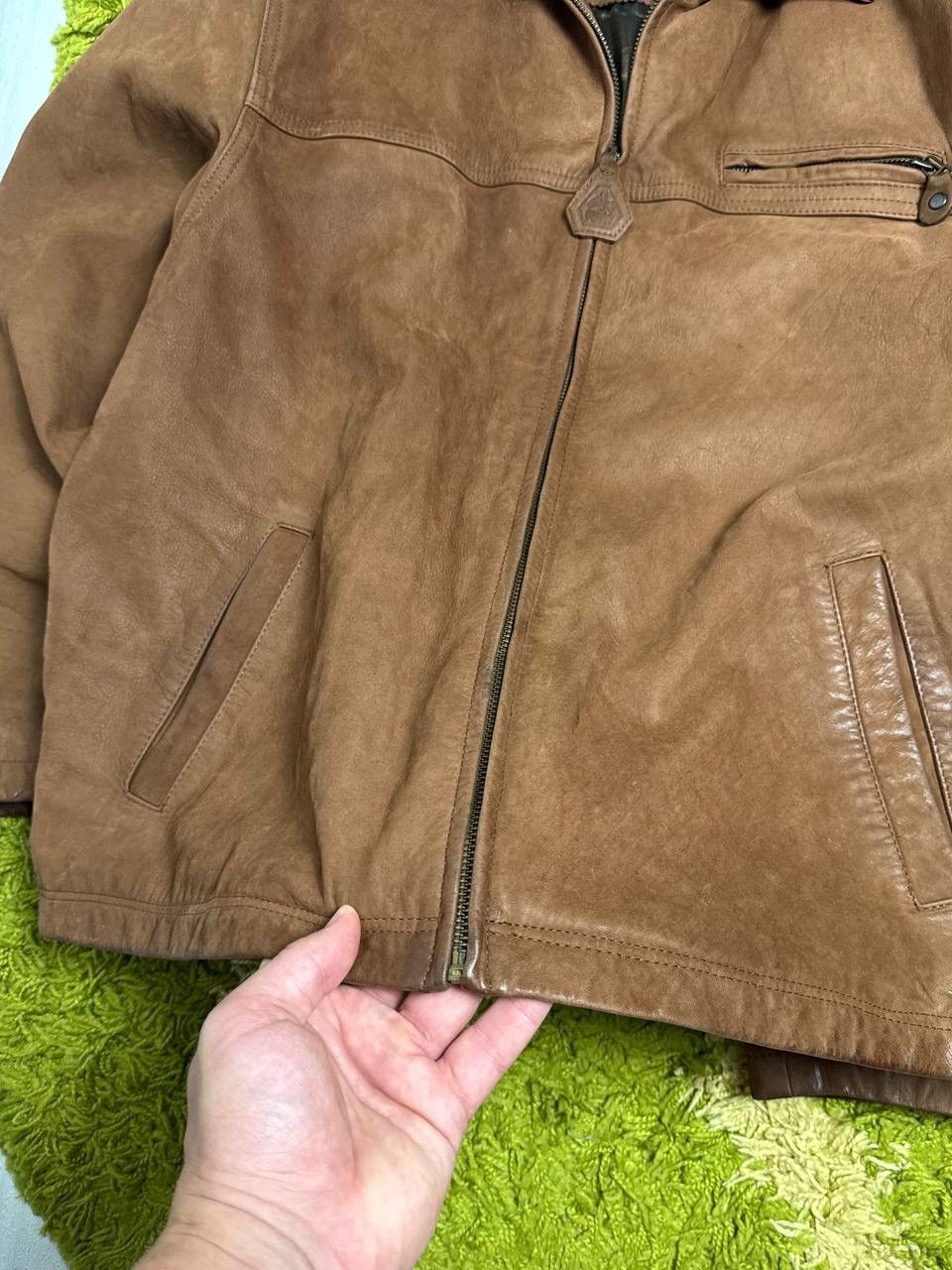 Puma RARE Archival x Puma Brown Leather Jacket Size US M / EU 48-50 / 2 - 6 Thumbnail