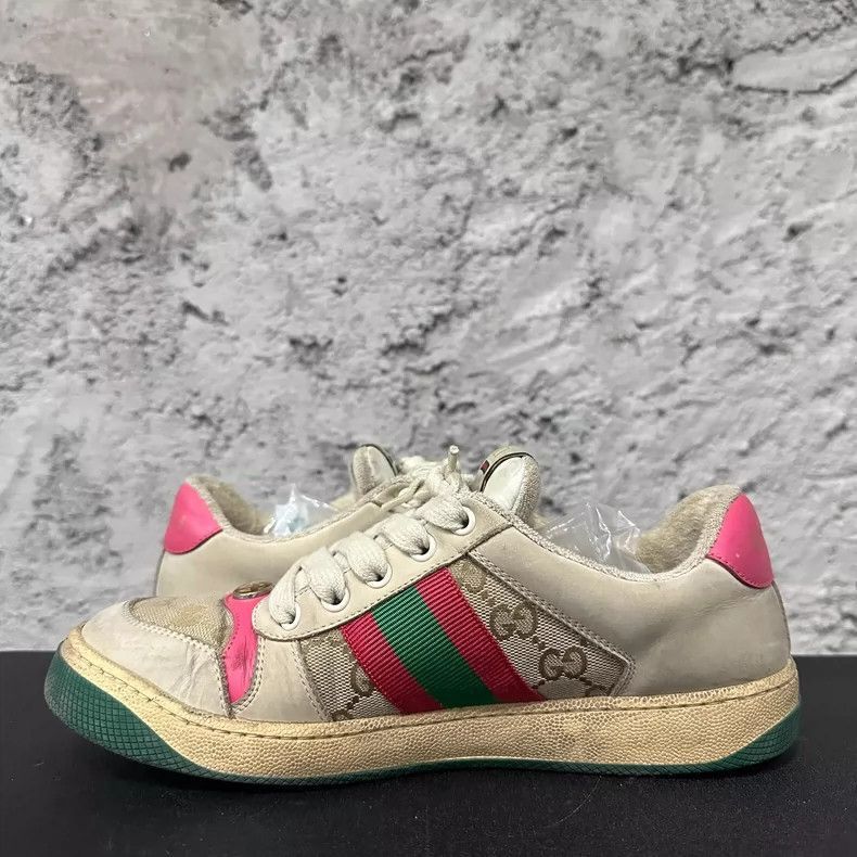 Gucci Gucci Pink Dirty Sneakers Size 35 to 37.5-2505 Size US 6 / IT 36 - 5 Thumbnail