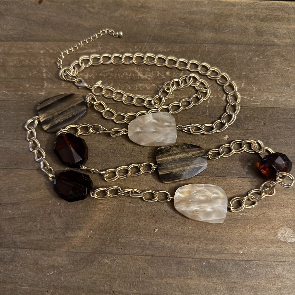Other Avon long faceted station nugget necklace gift set Size ONE SIZE - 2 Thumbnail