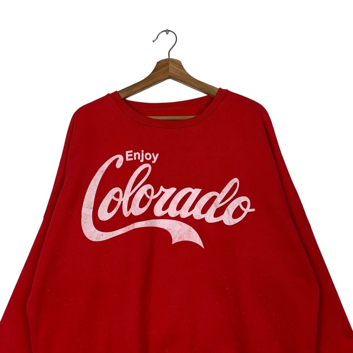 Japanese Brand Enjoy Colorado Crewneck Sweatshirt Size US L / EU 52-54 / 3 - 2 Thumbnail