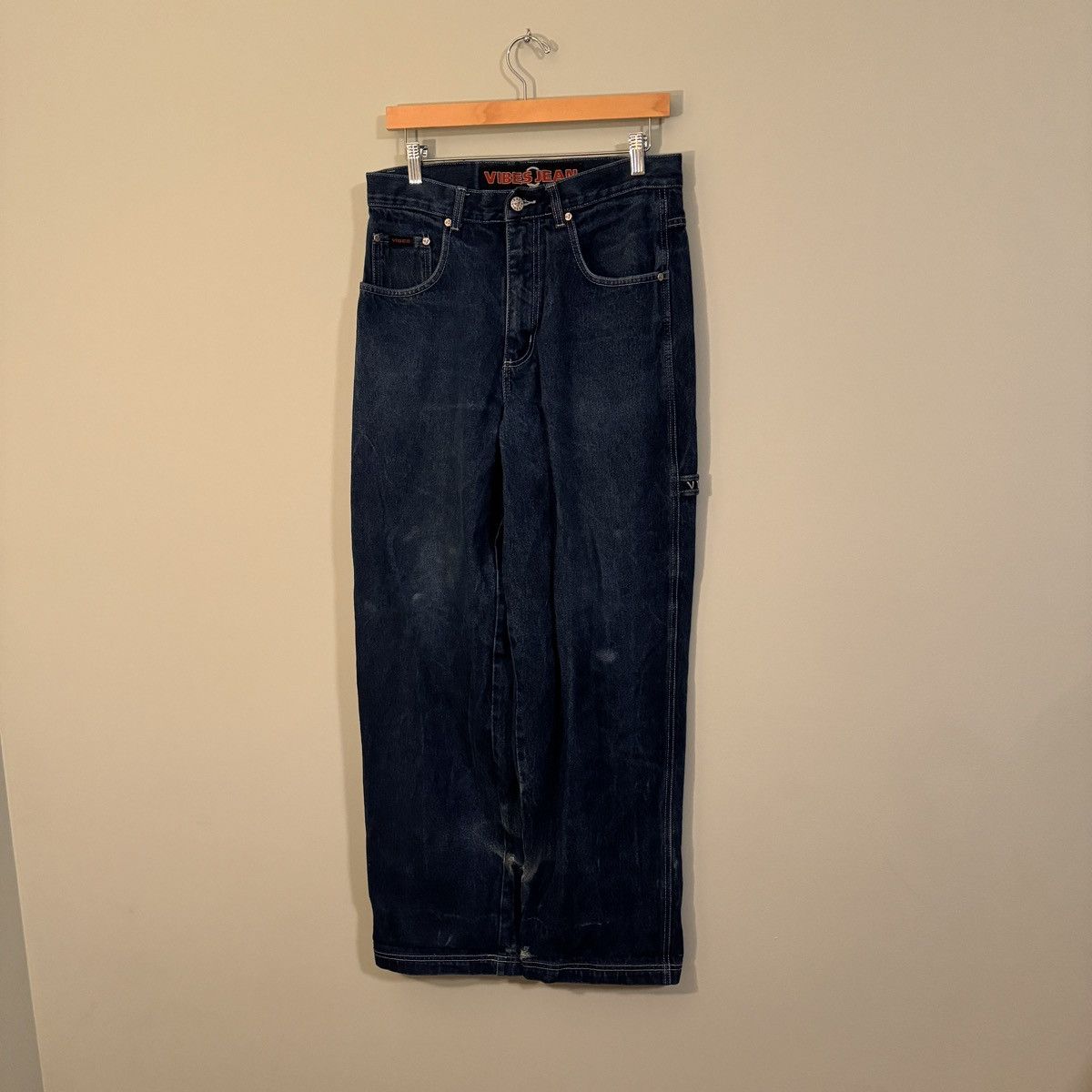 Vintage VINTAGE Y2K BAGGY DENIM BLUE VIBES SKATER JEANS JNCO STYLE Size US 32 / EU 48 - 7 Thumbnail