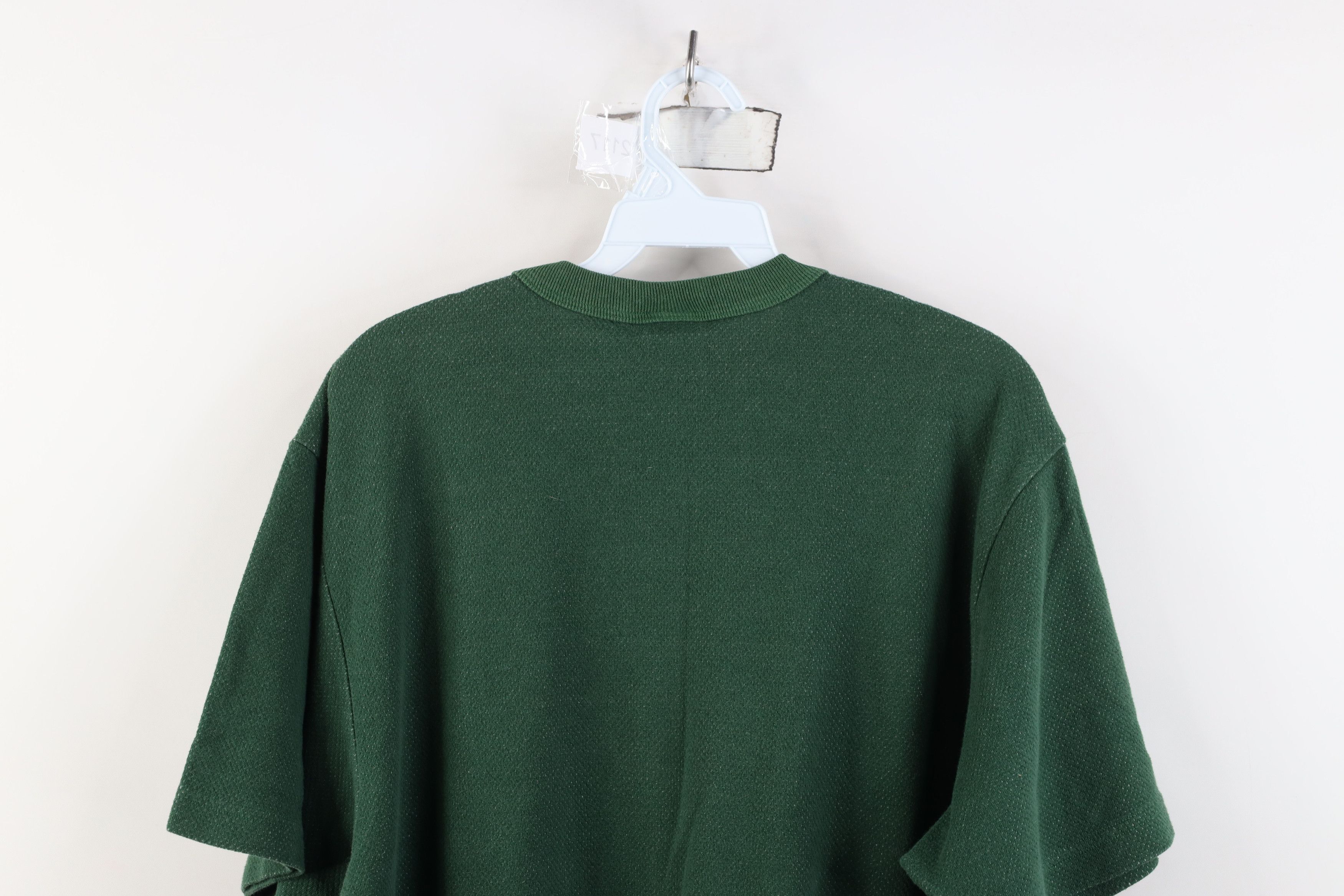 Nike Vintage Nike Scott Mini Swoosh Jersey Knit T-Shirt Green Size US L / EU 52-54 / 3 - 12 Thumbnail