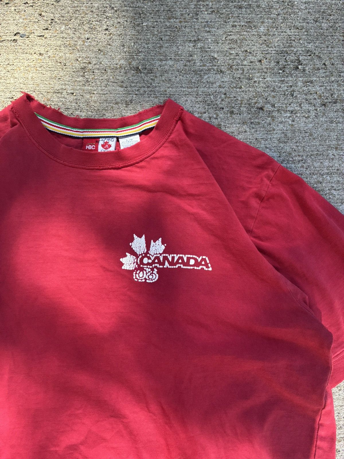 Vintage 2006 HBC Thrashed Olympics Canada Tee Size US L / EU 52-54 / 3 - 2 Thumbnail