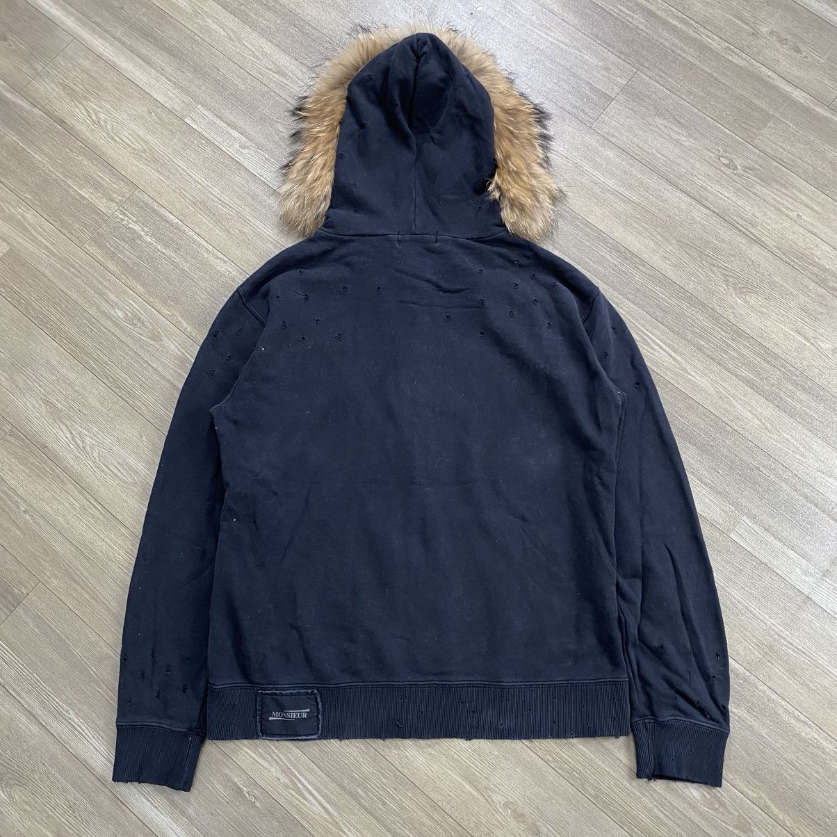 Nicole Club Nicole Monsieur Distressed Beauty Beast Kmrii Lgb Fur Hoodie Size US M / EU 48-50 / 2 - 18 Thumbnail