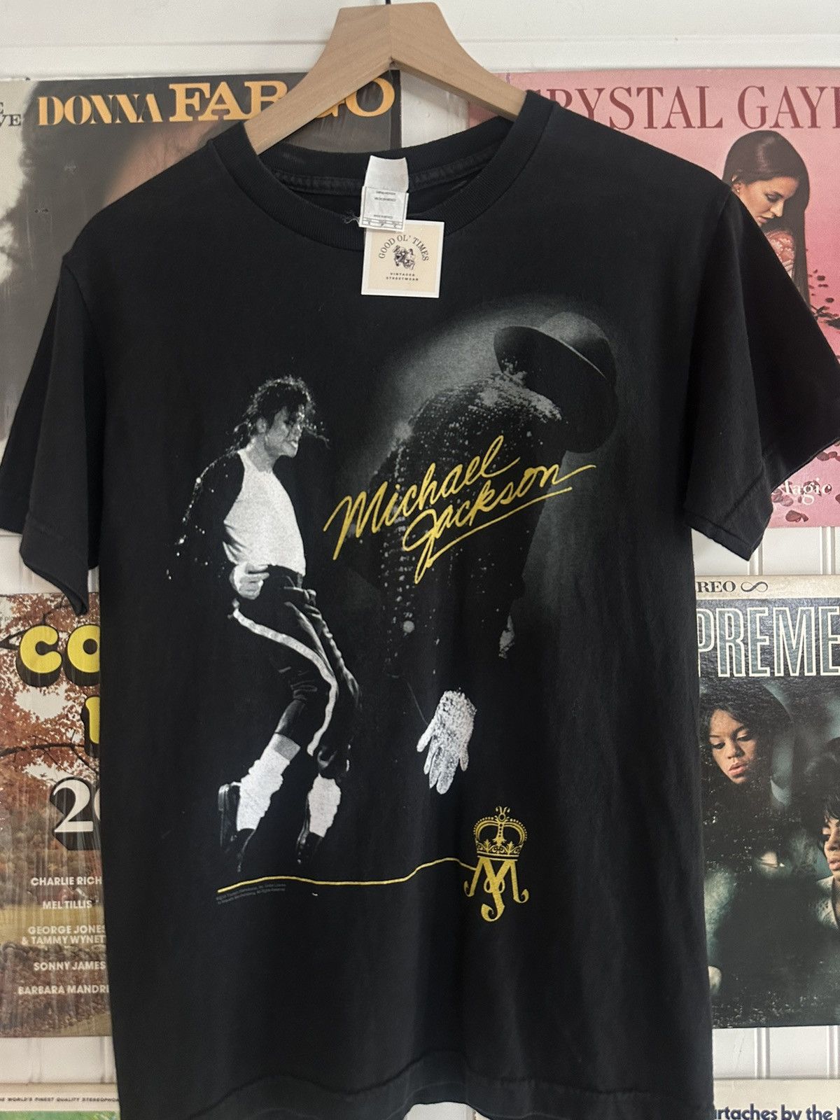 Alstyle 2008 Michael Jackson black tee Size US S / EU 44-46 / 1 - 2 Thumbnail