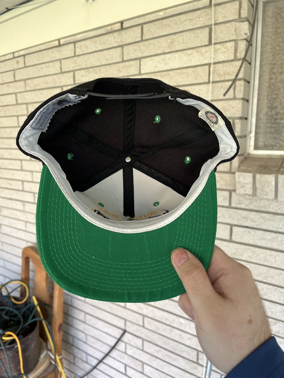 Sports Specialties Vintage 90’s Notre Dame Fighting Irish ☘️ NCAA SnapBack Hat Size ONE SIZE - 2 Thumbnail