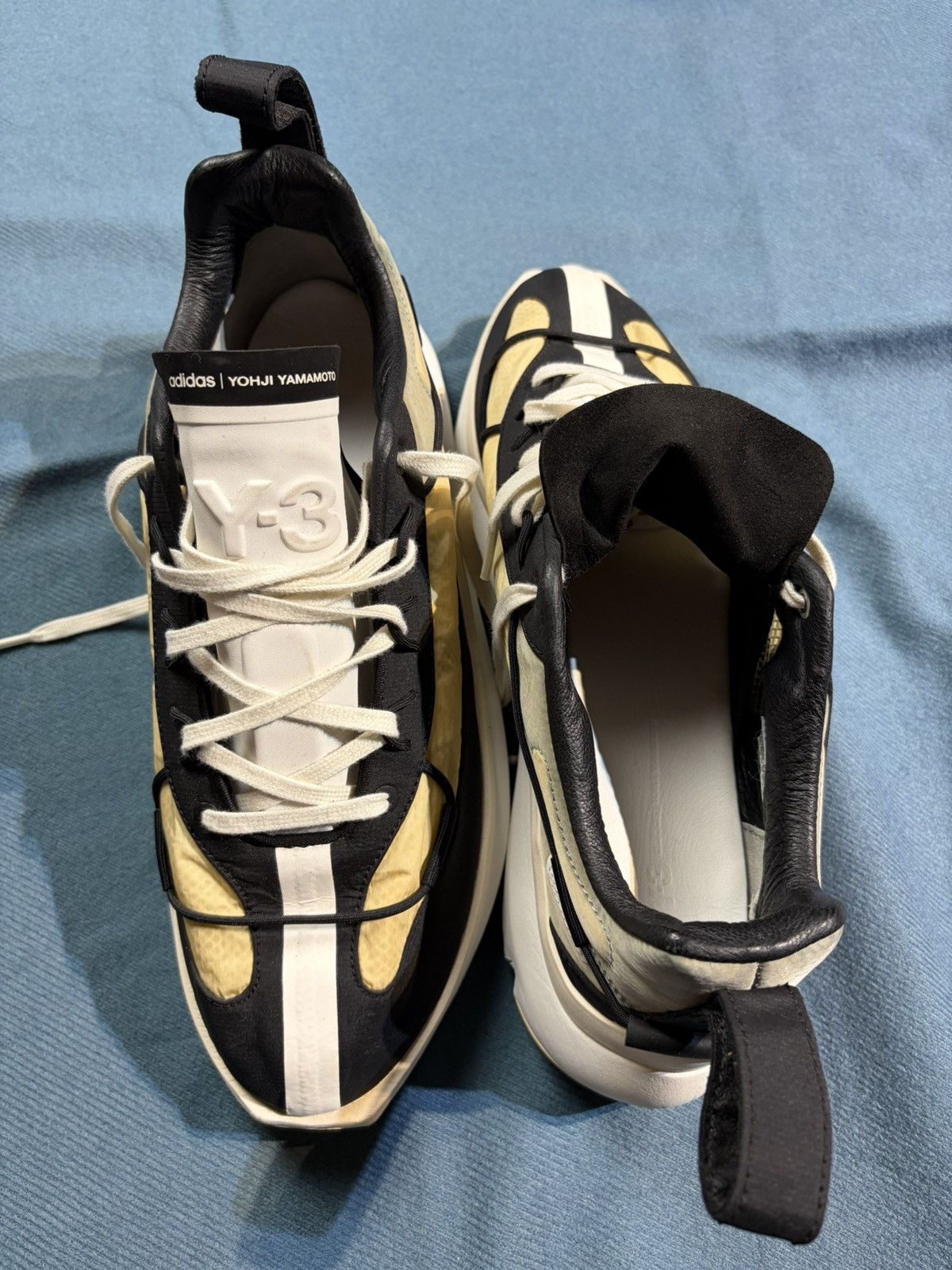 Adidas × Y-3 Yohji Yamamoto Y3 Adidas Shiku Run Core Chalk White Black Size US 10 / EU 43 - 11 Thumbnail