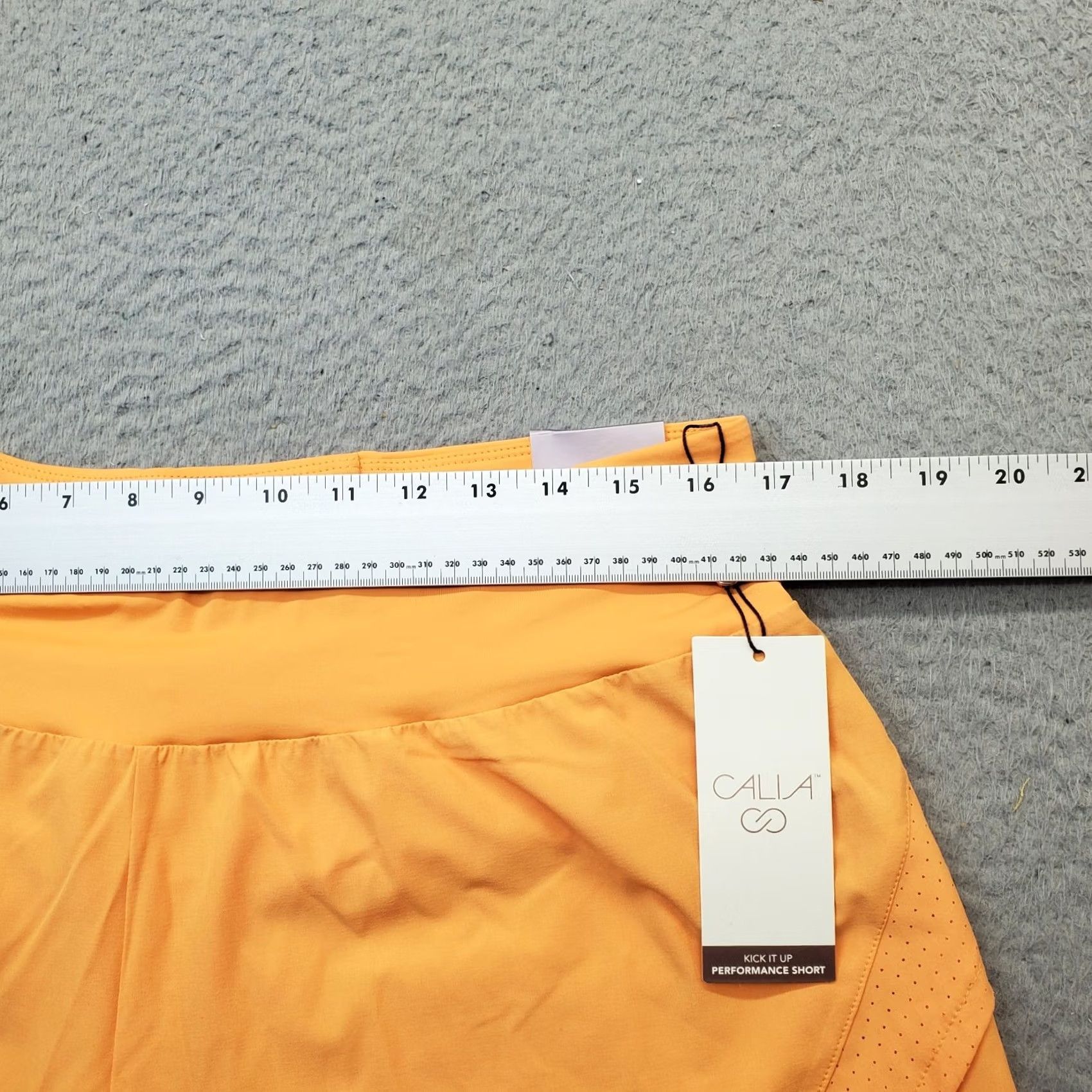 Vintage Calia Golf Tennis Performance Shorts Womens L Orange Lined Stretch Athletic Size 36" / US 14 / IT 50 - 5 Thumbnail