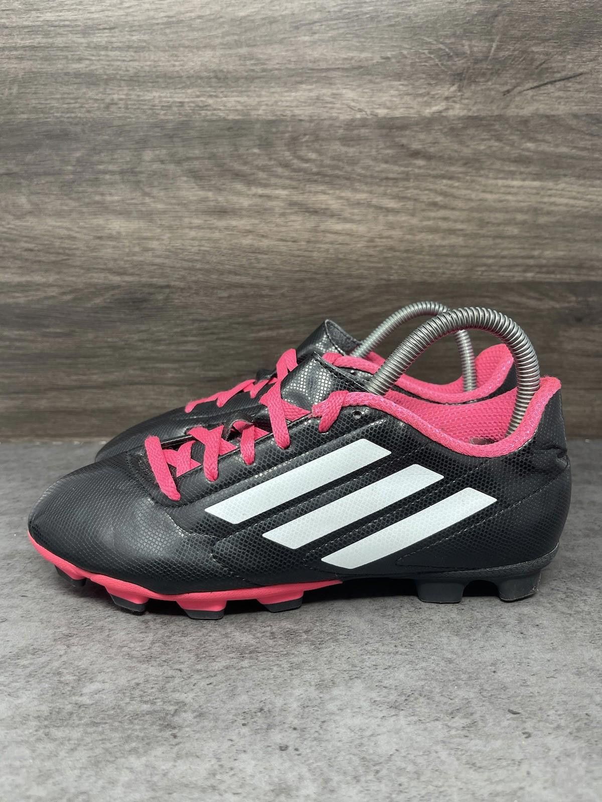 Adidas Adidas Conquisto J FG Soccer Cleats Girls Size 4.5 Black Size ONE SIZE - 1 Thumbnail