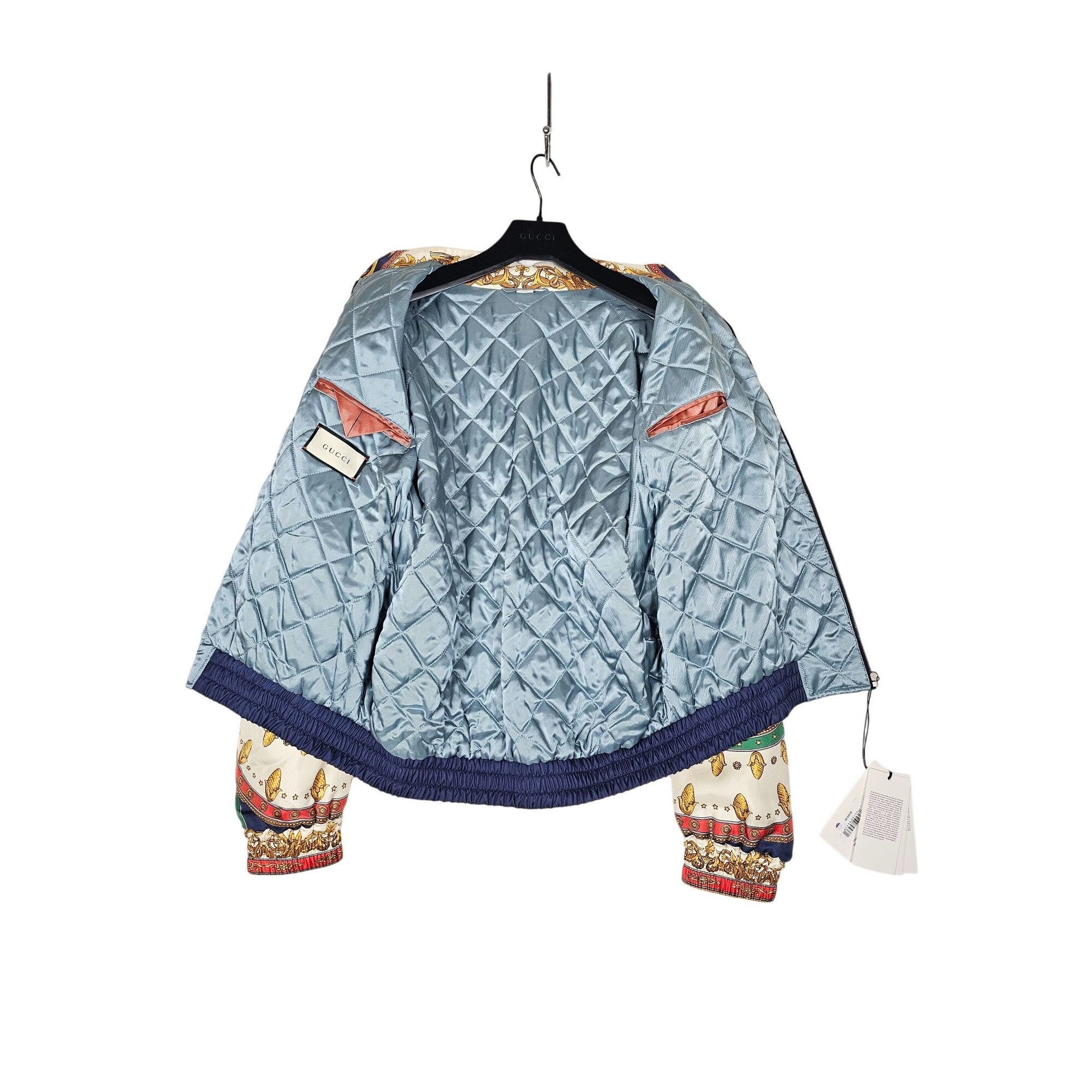 Gucci Gucci Baroque Mermaid Bomber Jacket Zip Size 52 XL Size US L / EU 52-54 / 3 - 5 Thumbnail