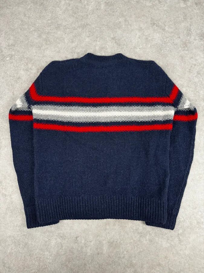Prada AW2014 Prada Navy Striped Mérinos Wool Sweater Size US M / EU 48-50 / 2 - 4 Thumbnail
