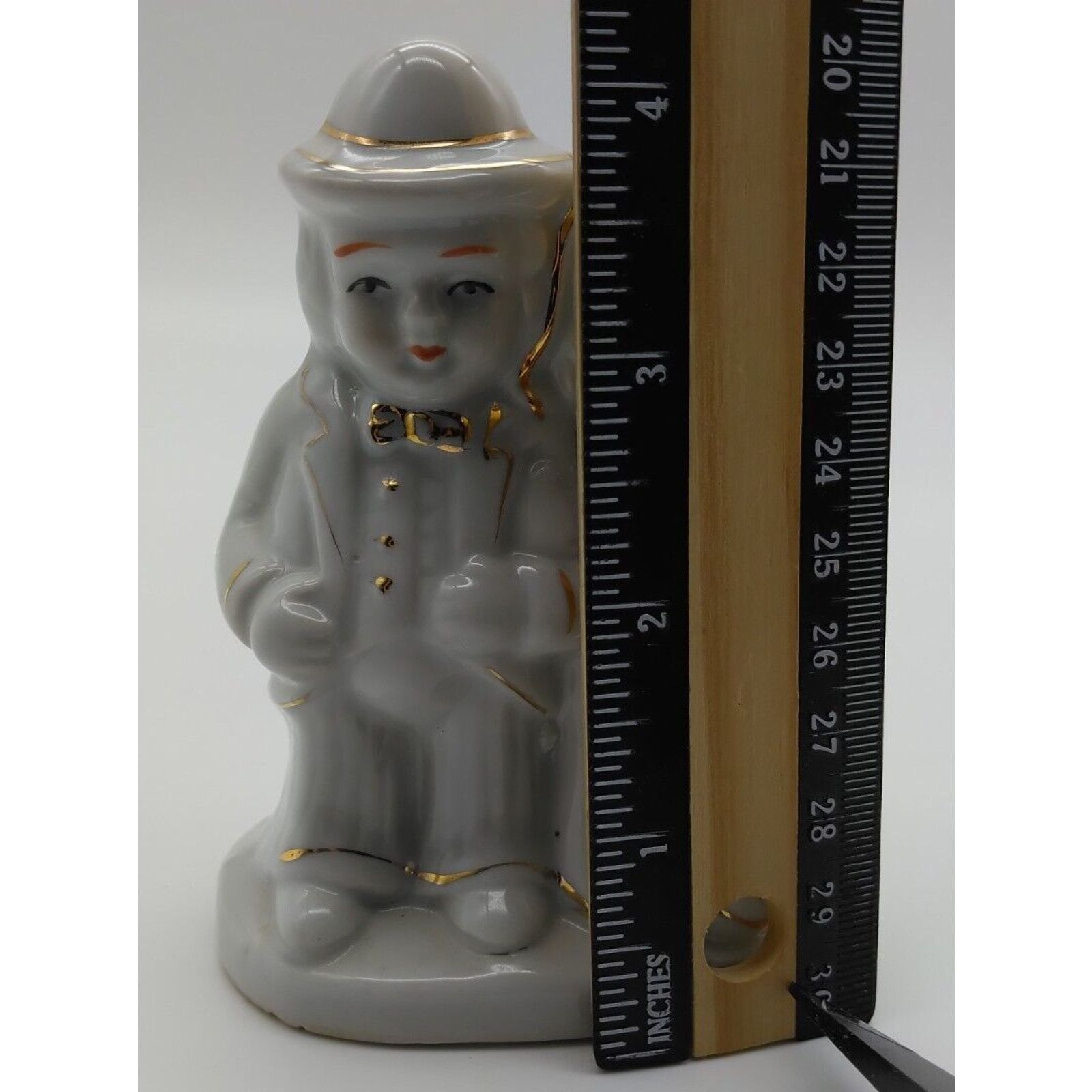 Other Bride & Groom Ceramic Glazed Figurine 4 1/2" - Adorable! Size ONE SIZE - 8 Thumbnail