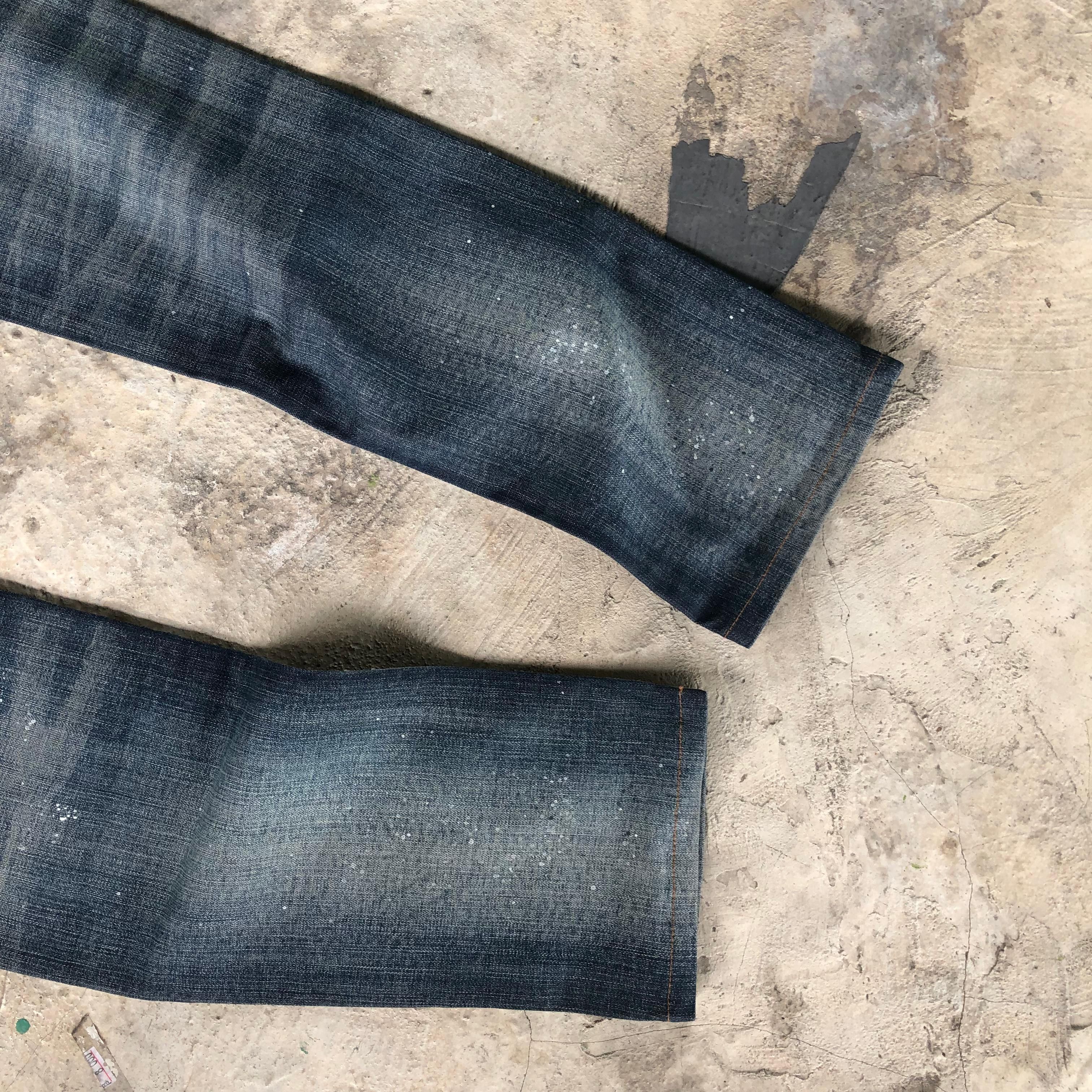 Dior × Hedi Slimane 2000s Denim Splater by Hedi Slimane Size US 28 / EU 44 - 5 Thumbnail