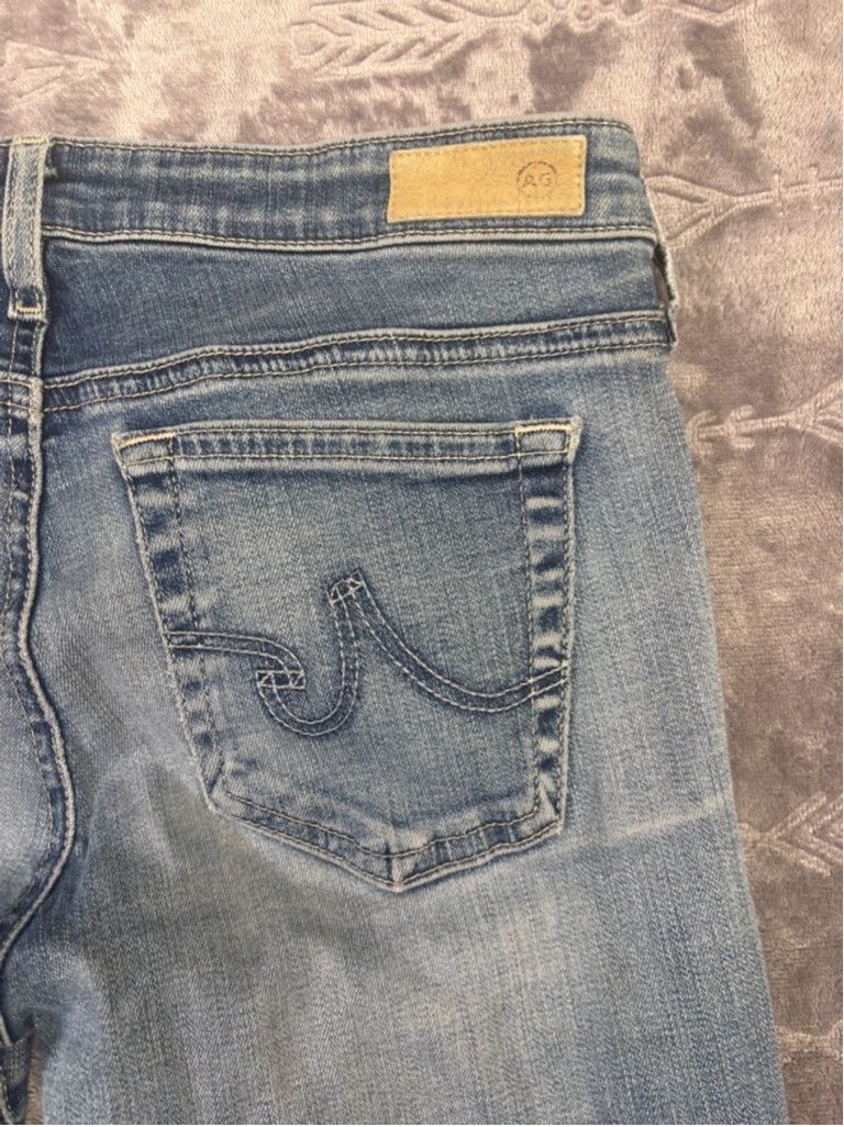 AG Adriano Goldschmied Women's AG Adriano Goldschmied Jeans, Blue, Size 27 R Size 27" / US 4 / IT 40 - 13 Thumbnail