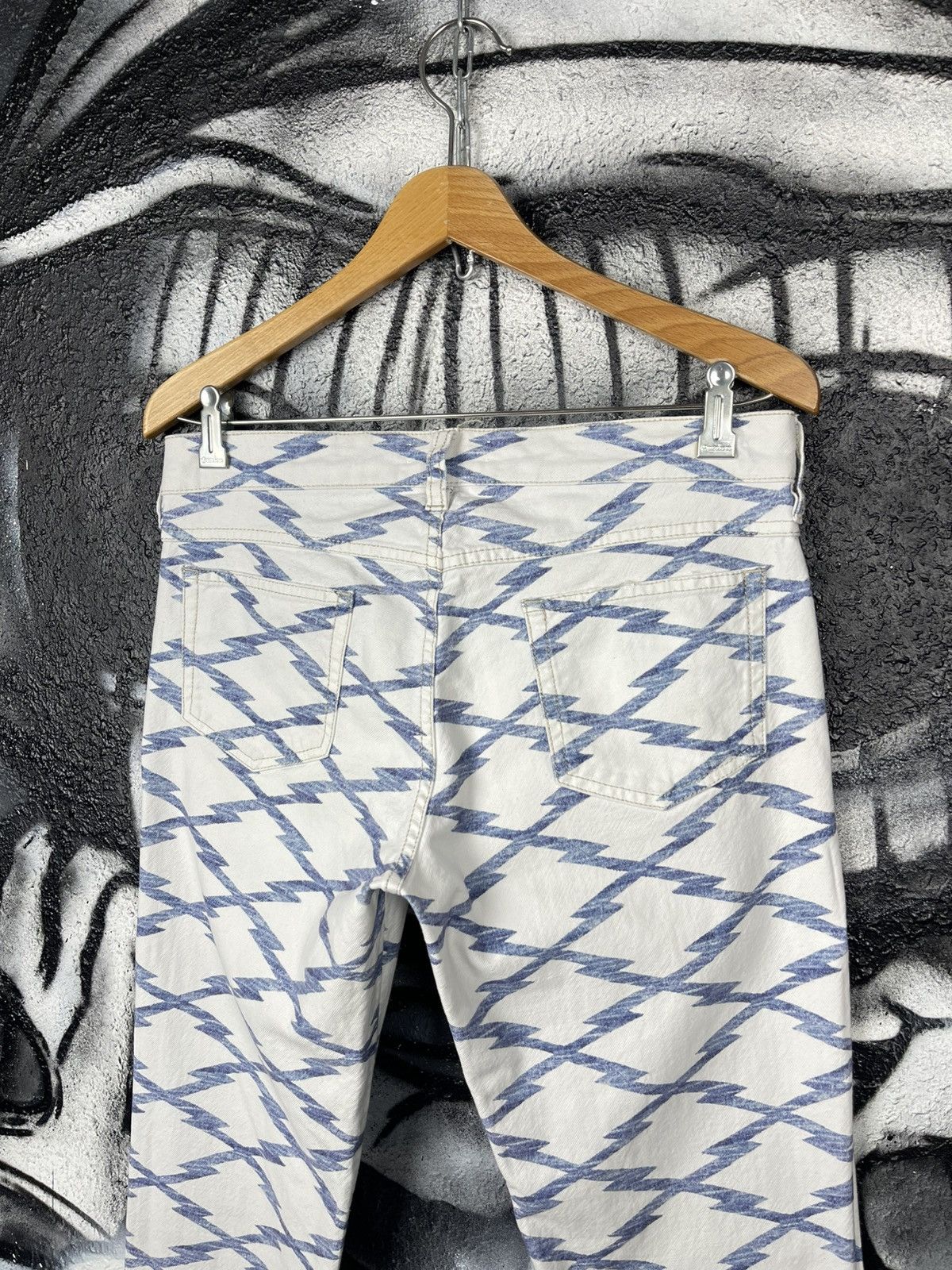 Isabel Marant Etoile Isabel Marant Etoile Nea Printed White Jeans Women’s Size 40 Size 28" / US 6 / IT 42 - 8 Thumbnail