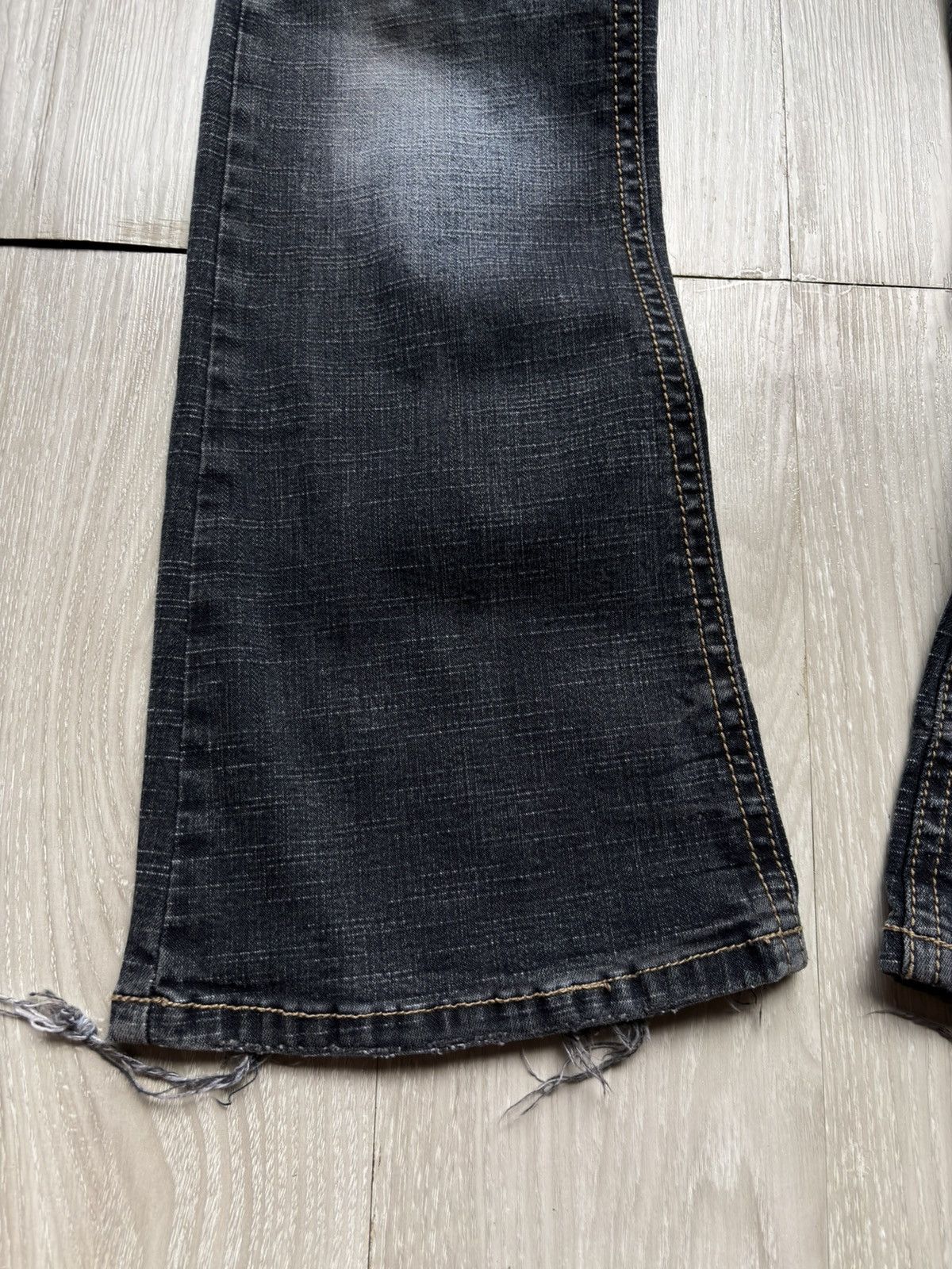 Japanese Brand VERTGARMENTS lace up flare jeans Size US 27 - 3 Thumbnail