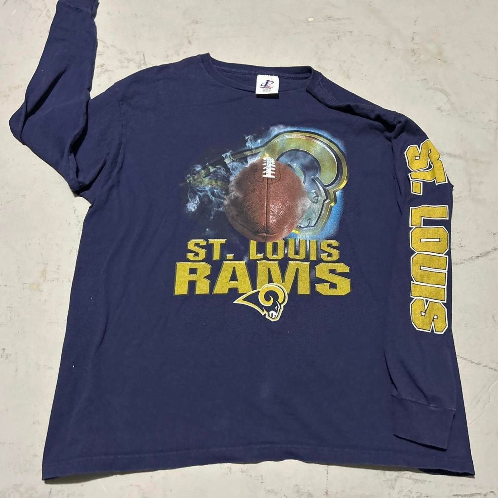 NFL **Vintage Logo Athletic St. Louis Rams NFL Long Sleeve Shirt Size US L / EU 52-54 / 3 - 2 Thumbnail