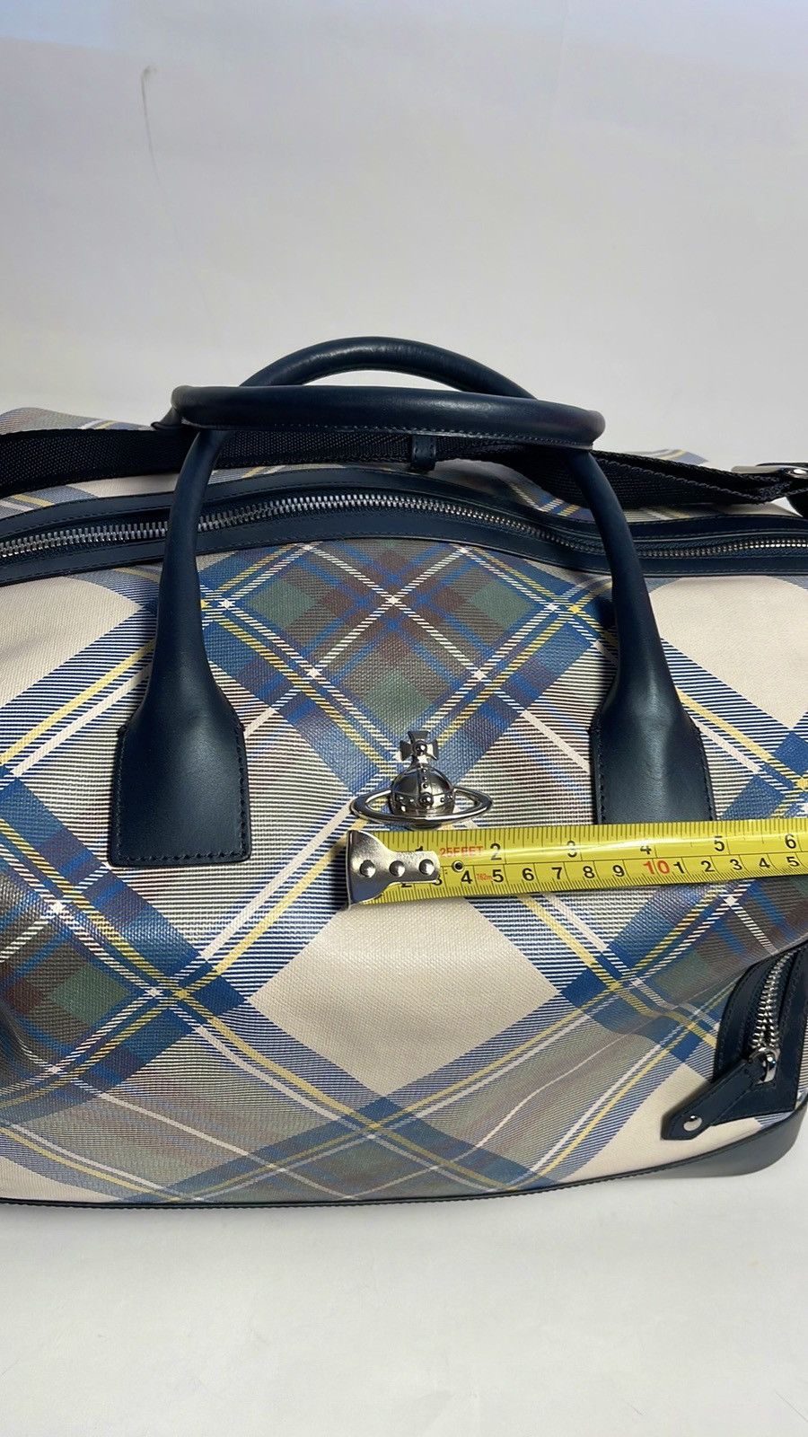 Vivienne Westwood Vivienne Westwood GREEN/blue Tartan Duffle bag NWT SS13 Size ONE SIZE - 7 Thumbnail