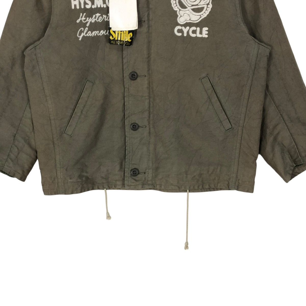 Hysteric Glamour Vintage Hysteric Glamour Canvas Jacket Sun Faded For Kids Size US S / EU 44-46 / 1 - 6 Thumbnail