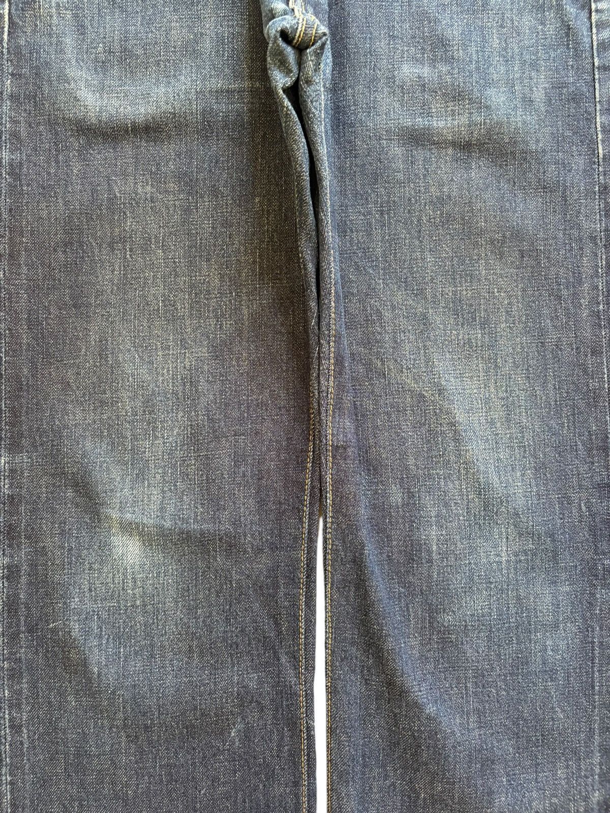 X-LARGE Vintage Japanese X-Large Selvedge Blue Wash Loose Jeans Size US 30 / EU 46 - 5 Thumbnail