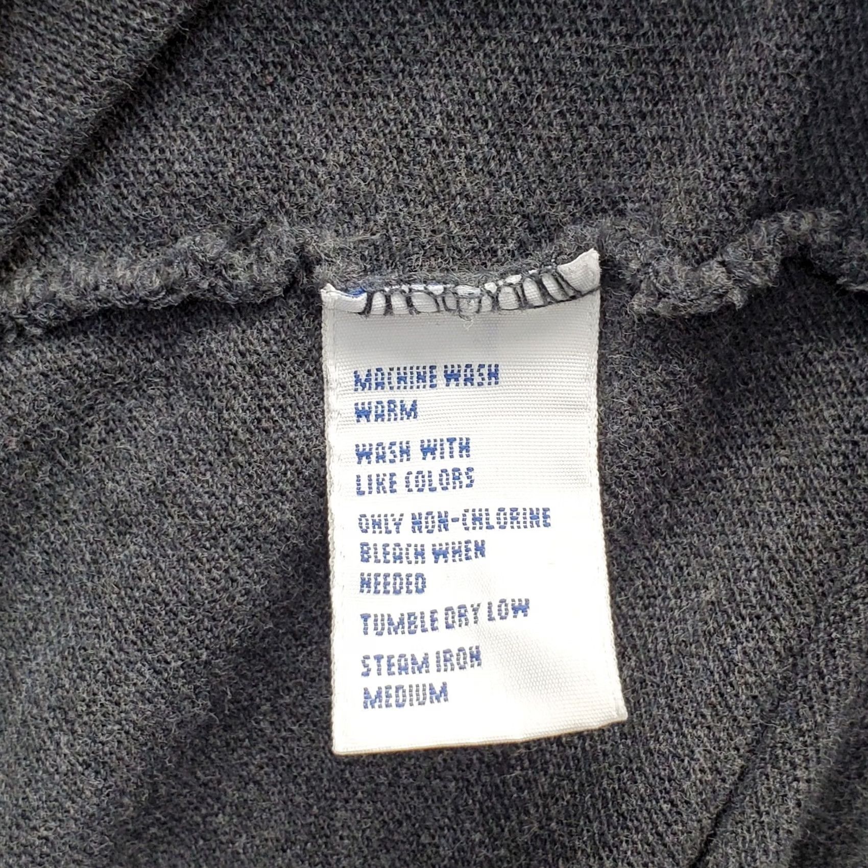 Polo Ralph Lauren VTG Polo Ralph Lauren Polo Shirt Womens XL Gray Pony Logo High Low Slit Popover Size XL / US 12-14 / IT 48-50 - 6 Thumbnail