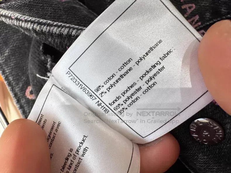 Chanel Chanel Grey jeans Size 42" / US 20 - 9 Thumbnail