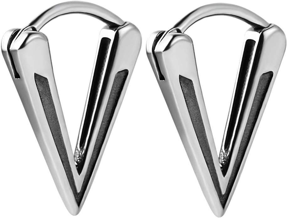 Other Triangle dangle man's hoop earrings Size ONE SIZE - 2 Thumbnail