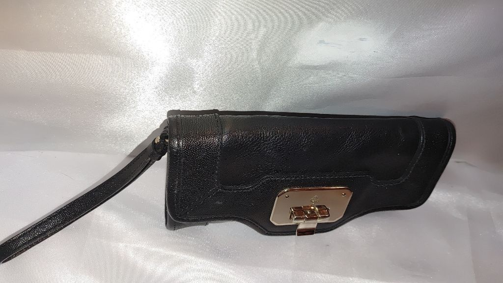 Cole Haan Cole Haan Isabella Pebbled Leather Wristlet Size ONE SIZE - 4 Thumbnail